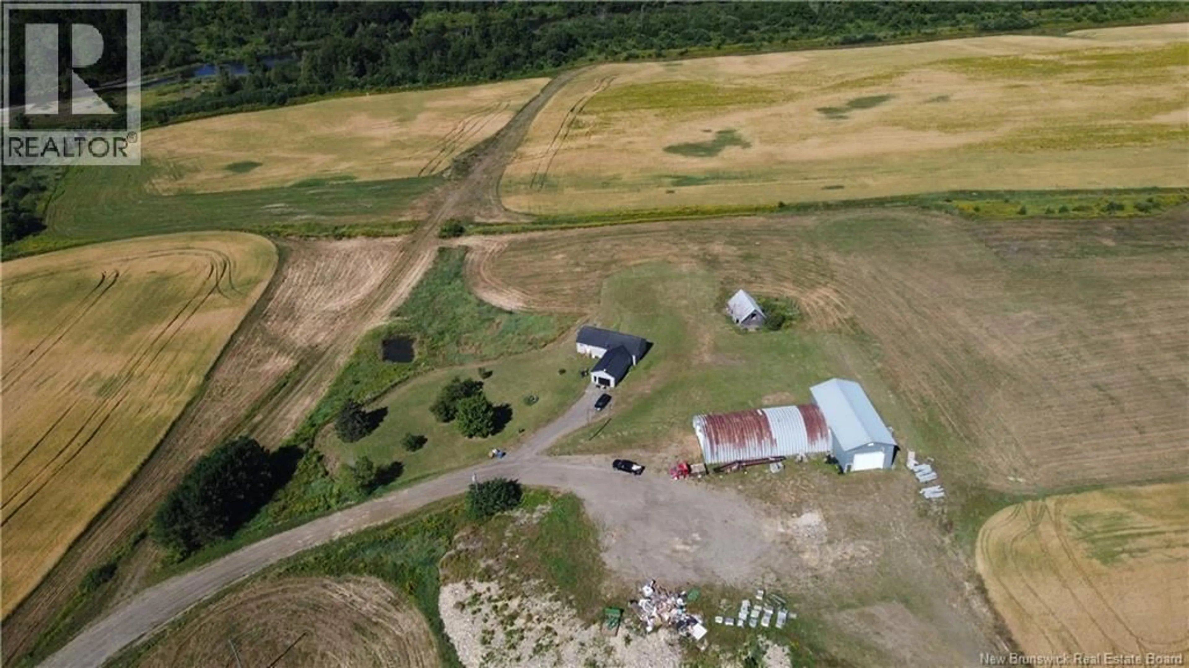 A pic from outside/outdoor area/front of a property/back of a property/a pic from drone, building for 111 CARPENTER ROAD, Weston New Brunswick E7K3G5