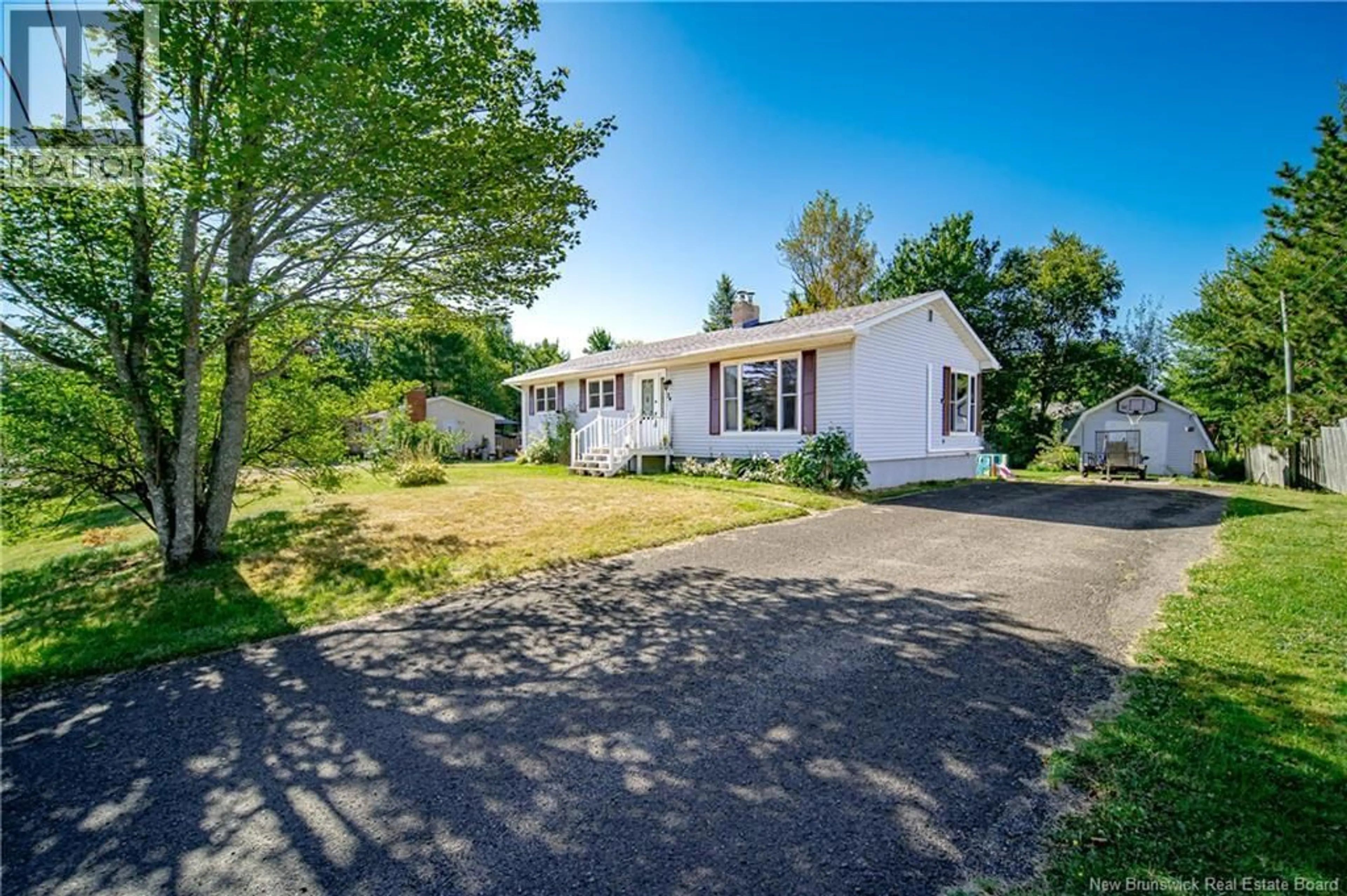 A pic from outside/outdoor area/front of a property/back of a property/a pic from drone, street for 24 ALEXANDER DRIVE, Beaver Dam New Brunswick E3B3A9