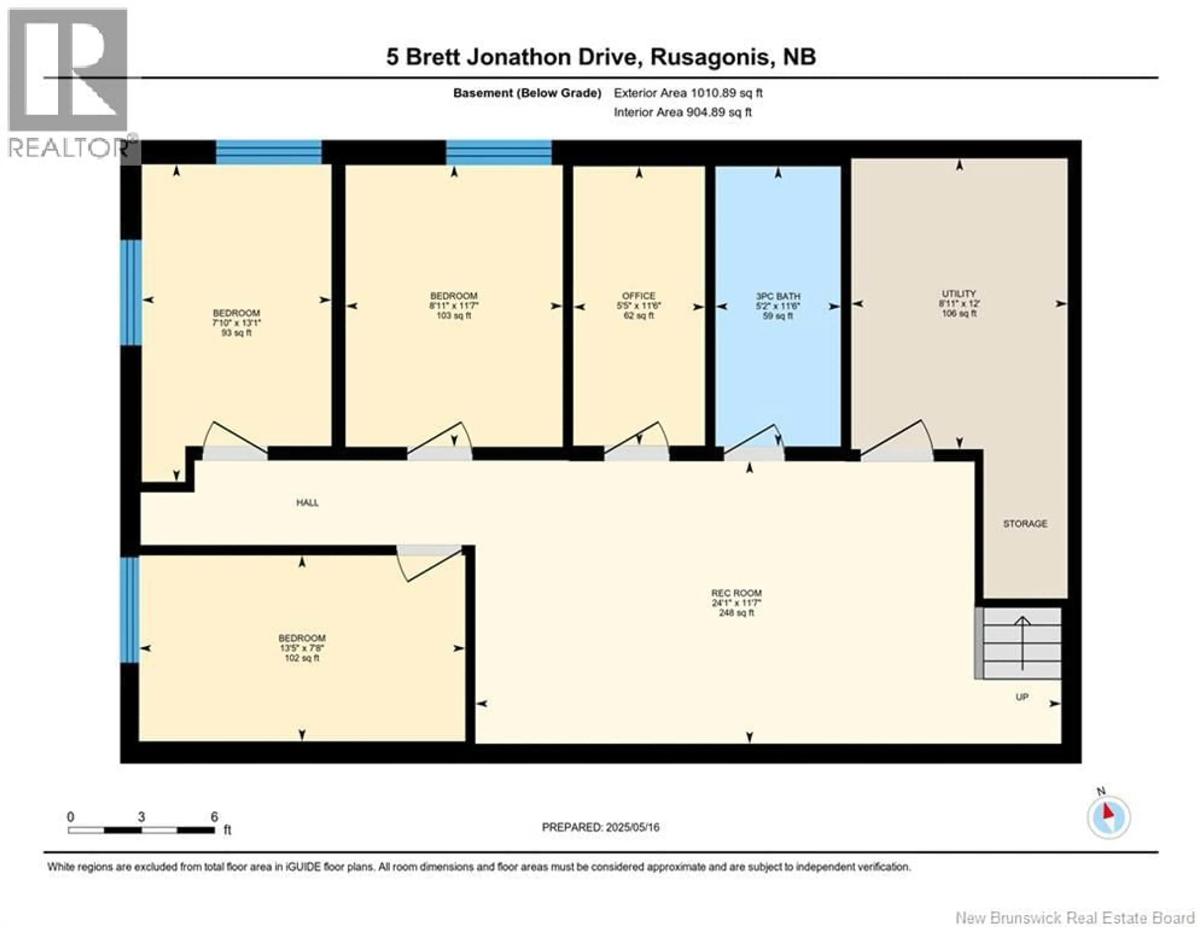 Floor plan for 5 BRETT JONATHAN DRIVE, Rusagonis New Brunswick E3B0S4