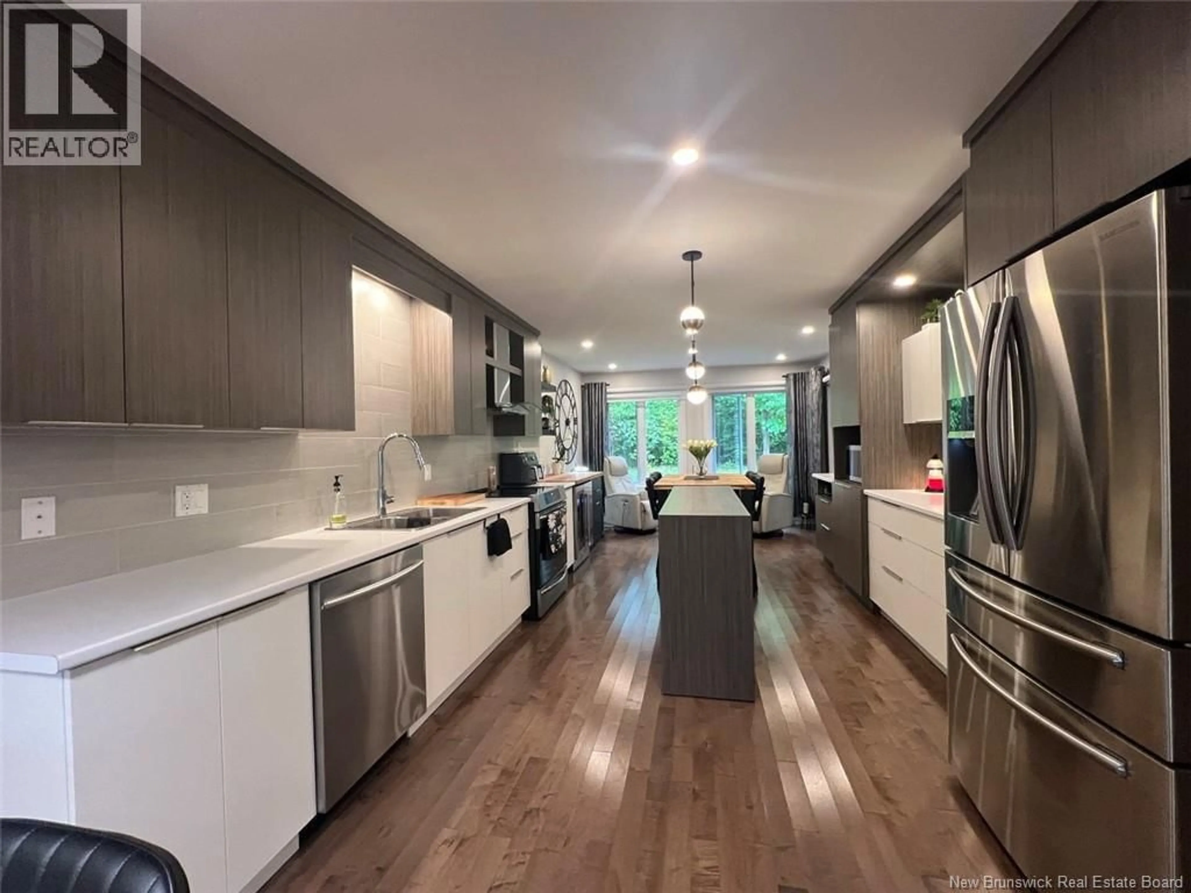 Open concept kitchen, unknown for 57 RÉAL STREET, Edmundston New Brunswick E3V0E2