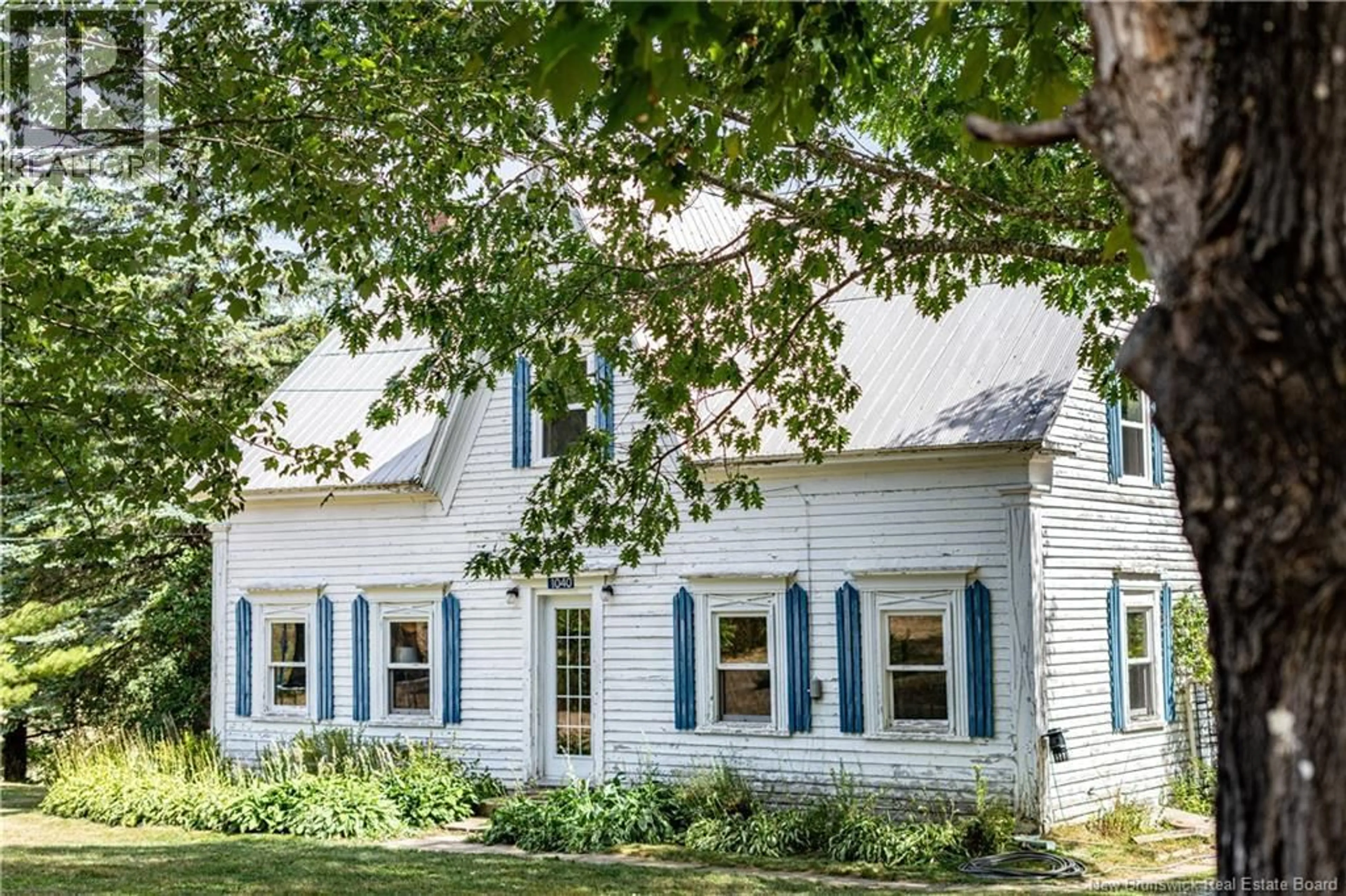 Home with vinyl exterior material, street for 1040 ROUTE 895, Elgin New Brunswick E4Z2M1