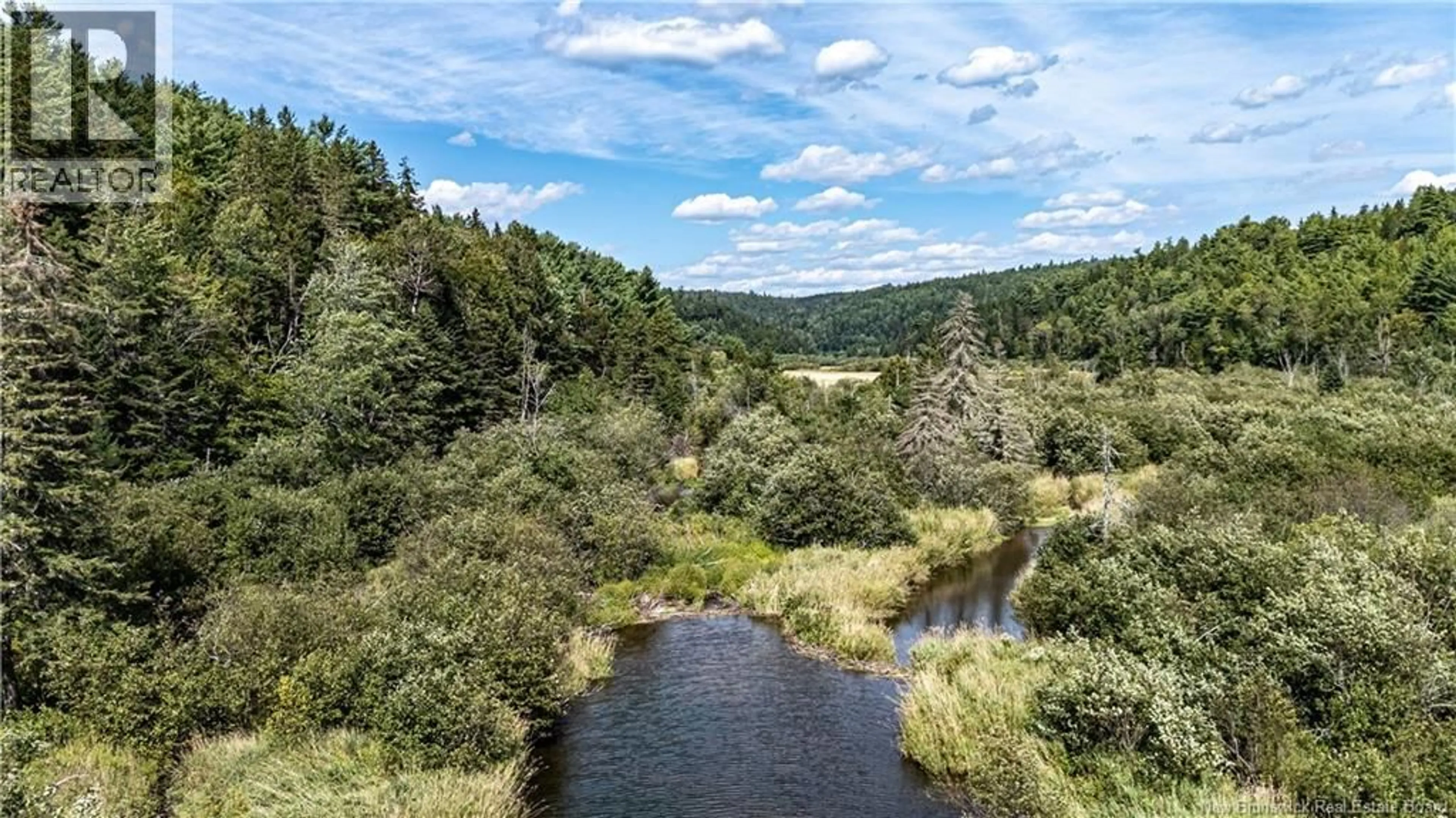 A pic from outside/outdoor area/front of a property/back of a property/a pic from drone, water/lake/river/ocean view for 1040 ROUTE 895, Elgin New Brunswick E4Z2M1