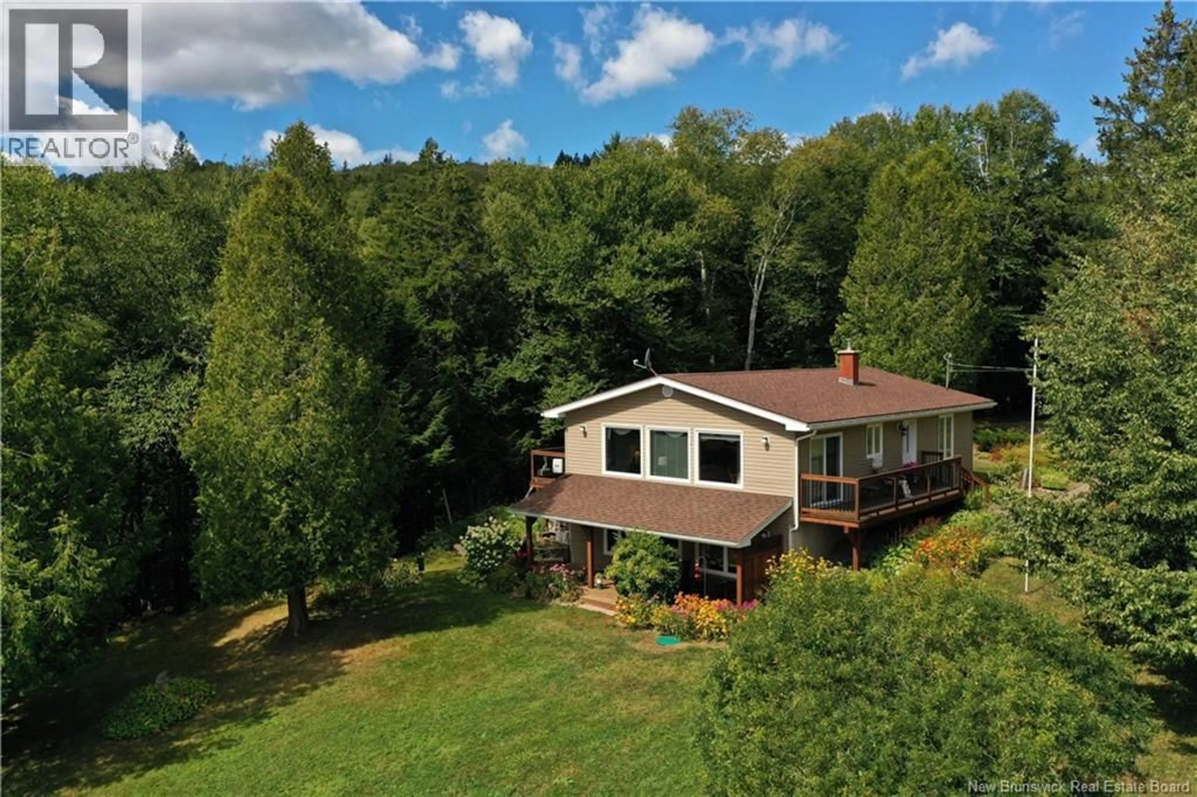 A pic from outside/outdoor area/front of a property/back of a property/a pic from drone, water/lake/river/ocean view for 65 KETCHUM ROAD, Lower Norton New Brunswick E5N7V4