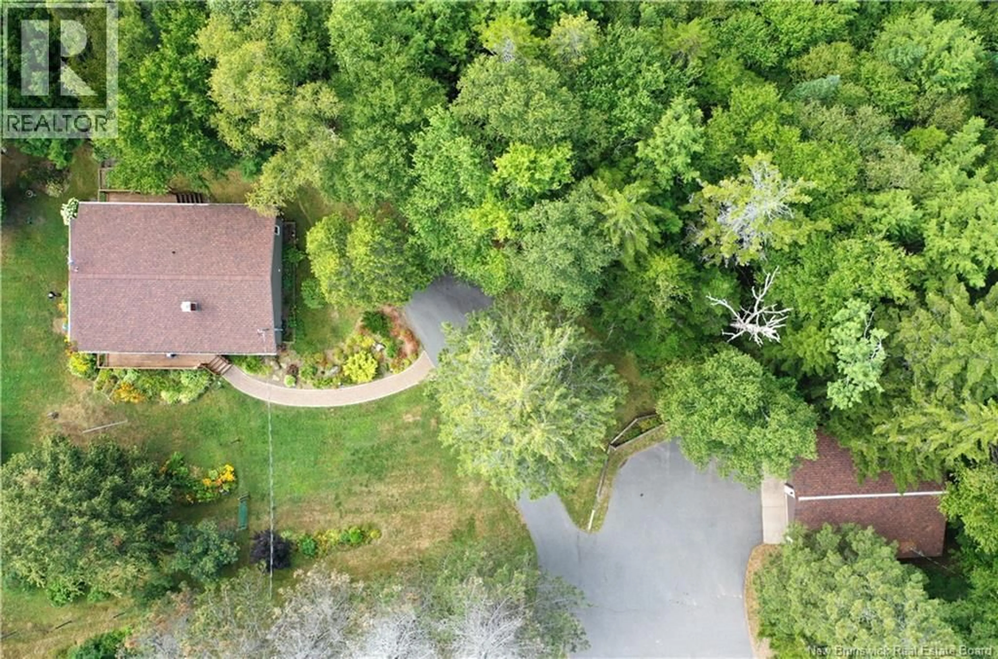 A pic from outside/outdoor area/front of a property/back of a property/a pic from drone, forest/trees view for 65 KETCHUM ROAD, Lower Norton New Brunswick E5N7V4