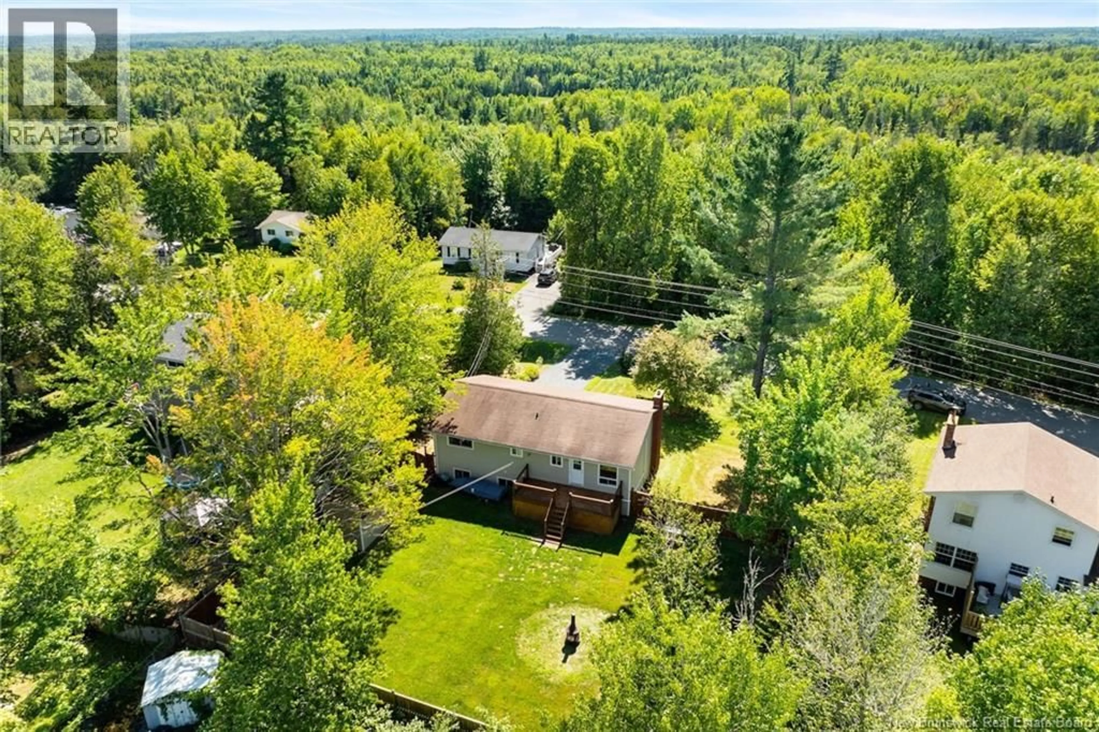 A pic from outside/outdoor area/front of a property/back of a property/a pic from drone, water/lake/river/ocean view for 237 SUNRISE ESTATES DRIVE, New Maryland New Brunswick E3C1G7