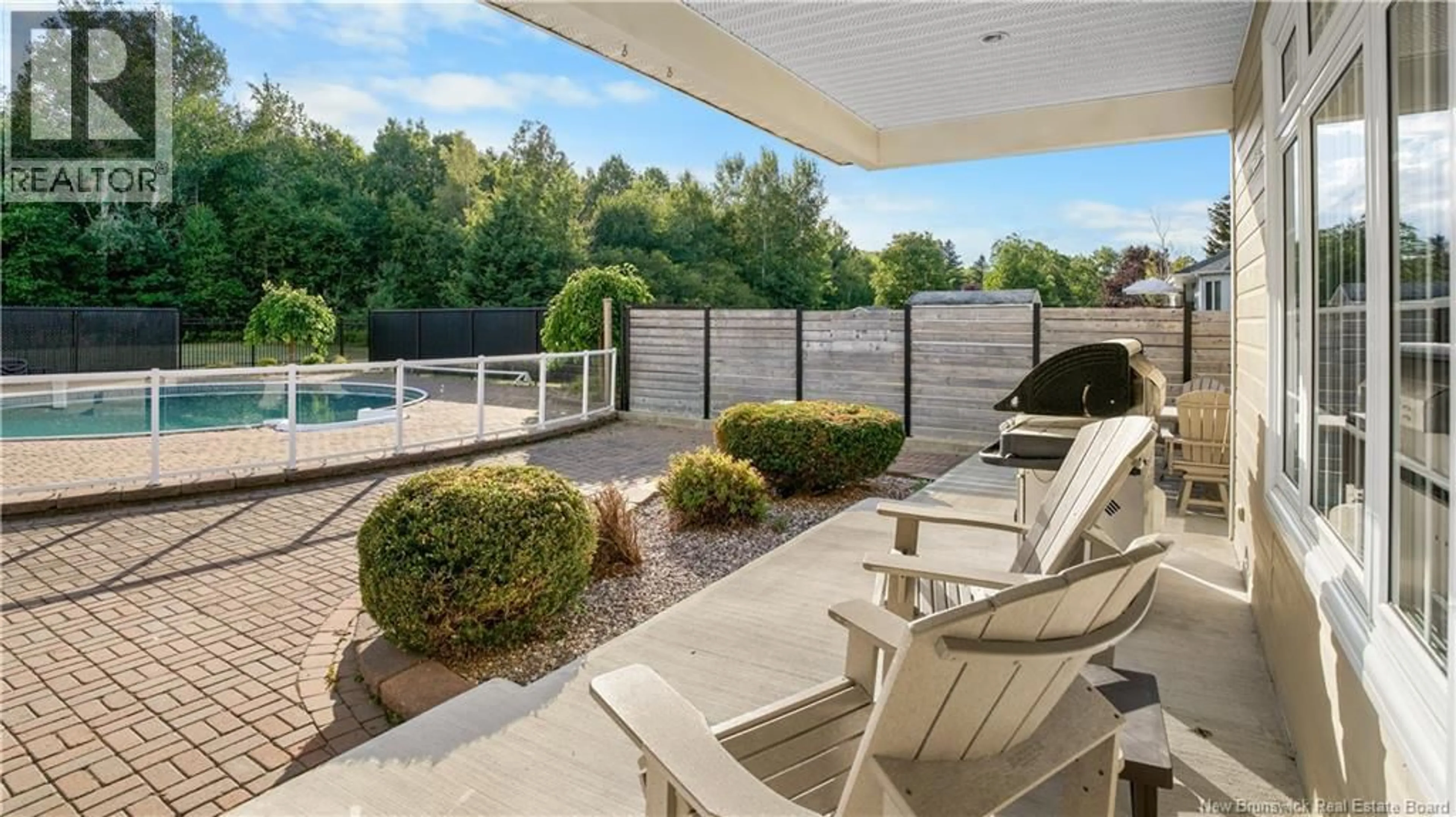 Patio, water/lake/river/ocean view for 1240 RUE CHRISTIE, Beresford New Brunswick E8K1A4