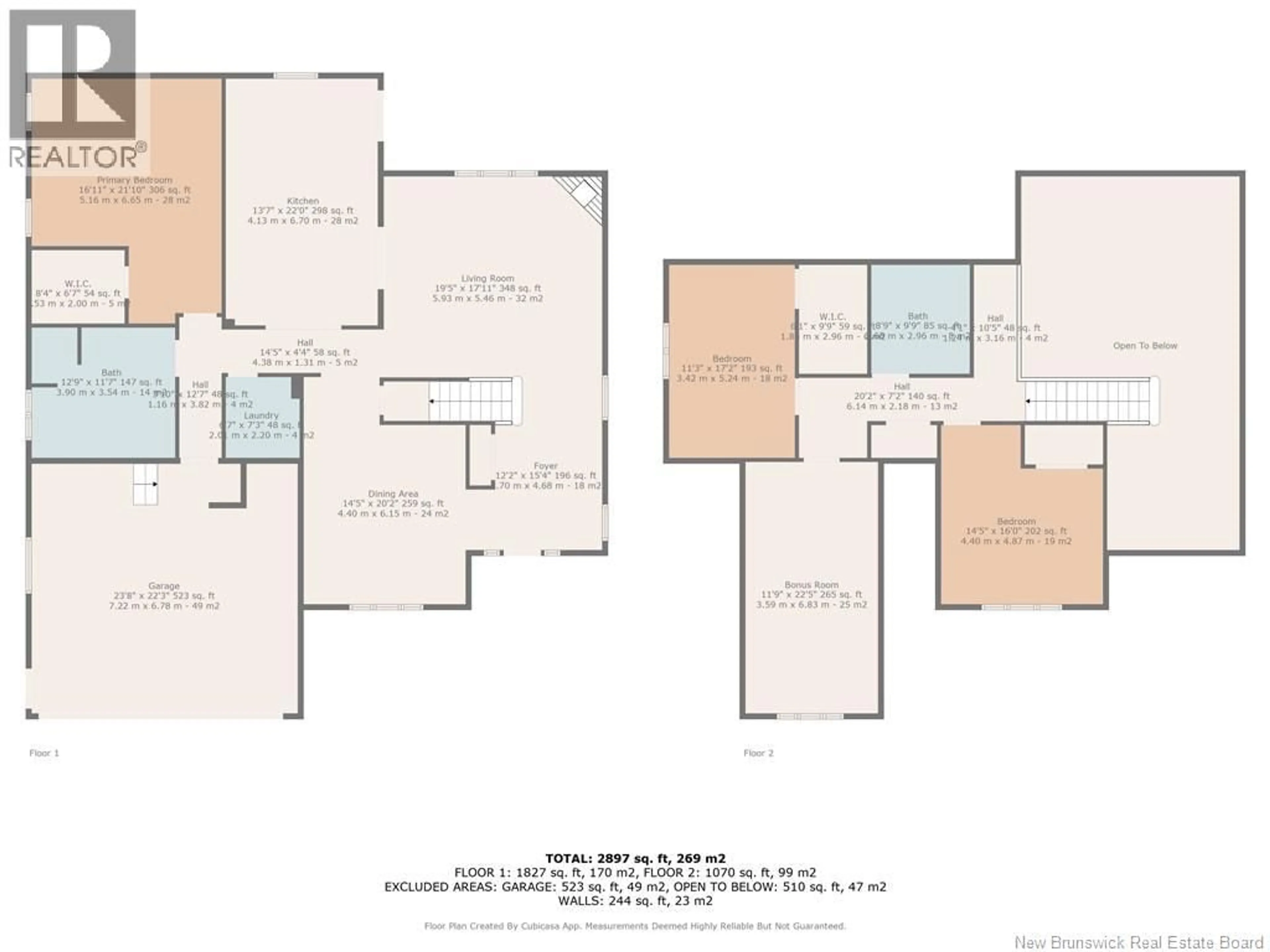 Floor plan for 1240 RUE CHRISTIE, Beresford New Brunswick E8K1A4