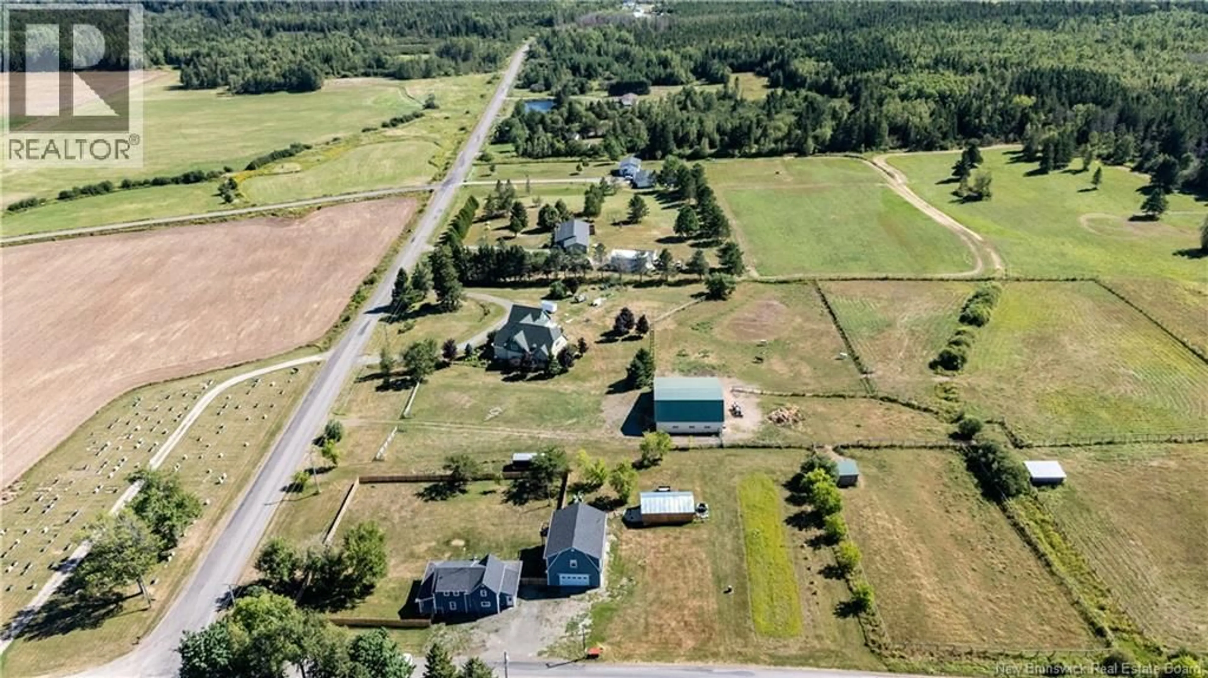 A pic from outside/outdoor area/front of a property/back of a property/a pic from drone, unknown for 4 BYRON EAGLES ROAD, Salisbury New Brunswick E4J1S5