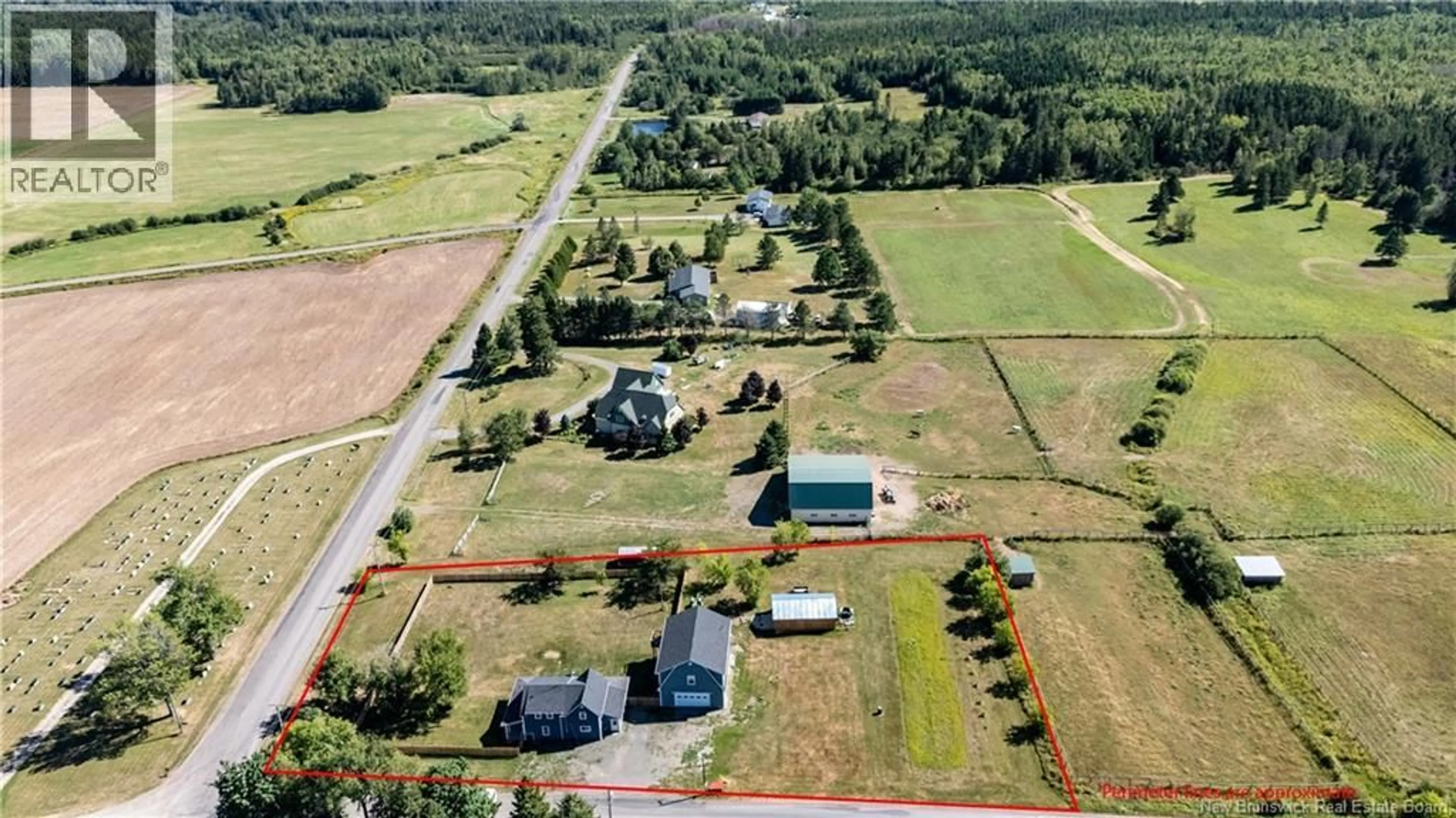 A pic from outside/outdoor area/front of a property/back of a property/a pic from drone, building for 4 BYRON EAGLES ROAD, Salisbury New Brunswick E4J1S5