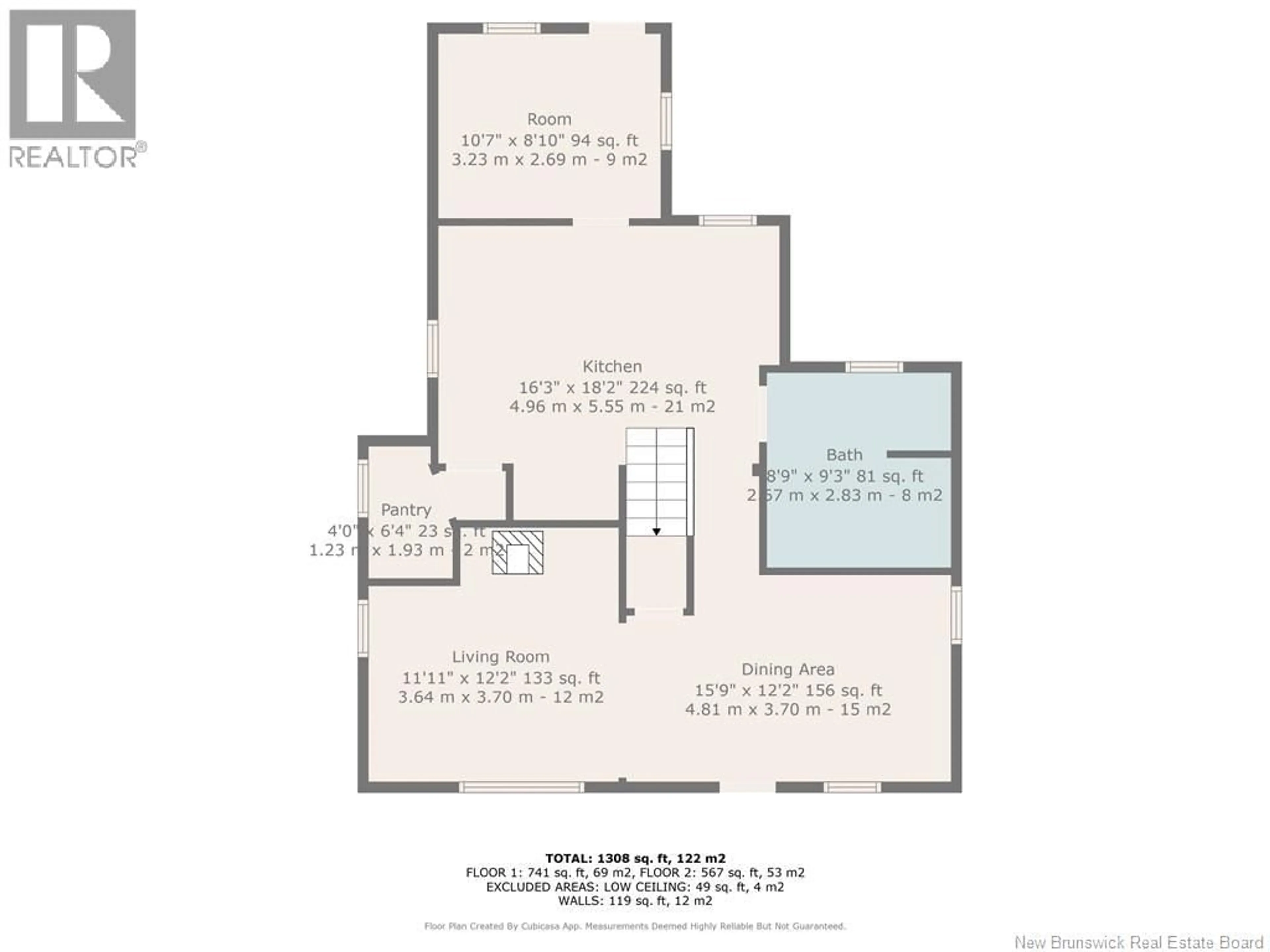 Floor plan for 3343 BRIDEAU, Tracadie New Brunswick E1X1A4