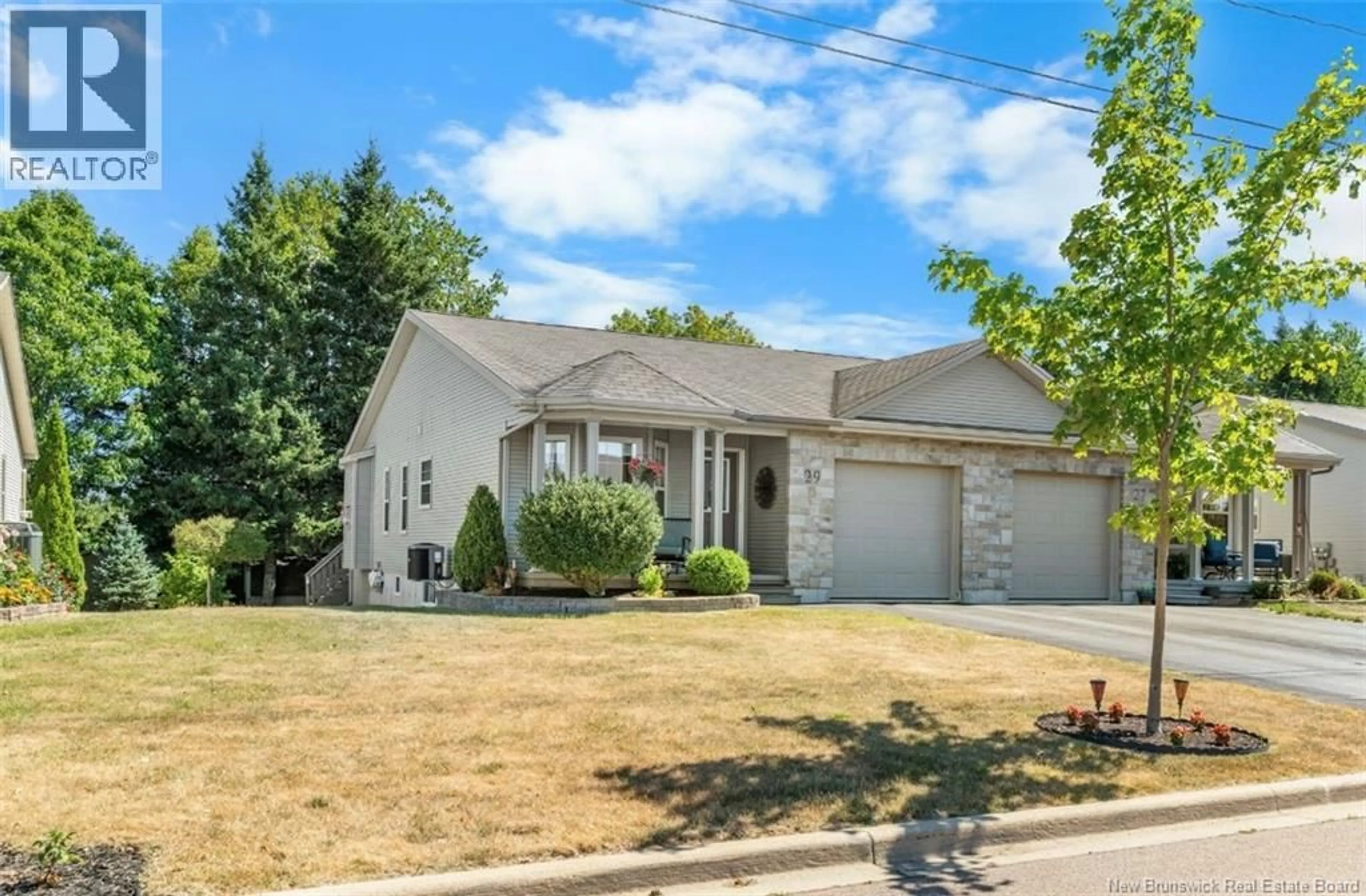 Home with vinyl exterior material, street for 29 NEWBERRY STREET, Moncton New Brunswick E1G5M5