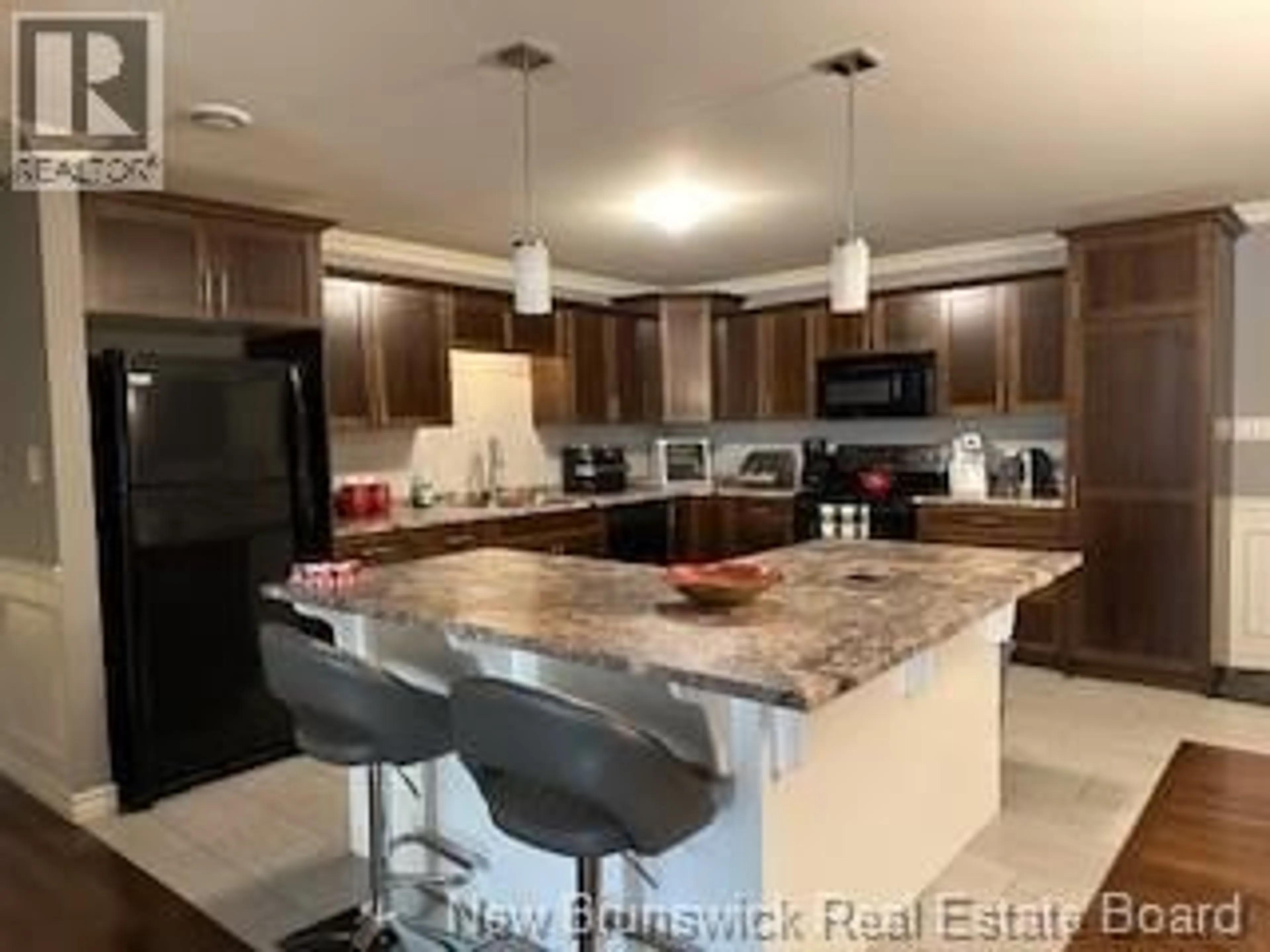 Open concept kitchen, ceramic/tile floor for 440 - 155 LIAN STREET, Fredericton New Brunswick E3C0L9