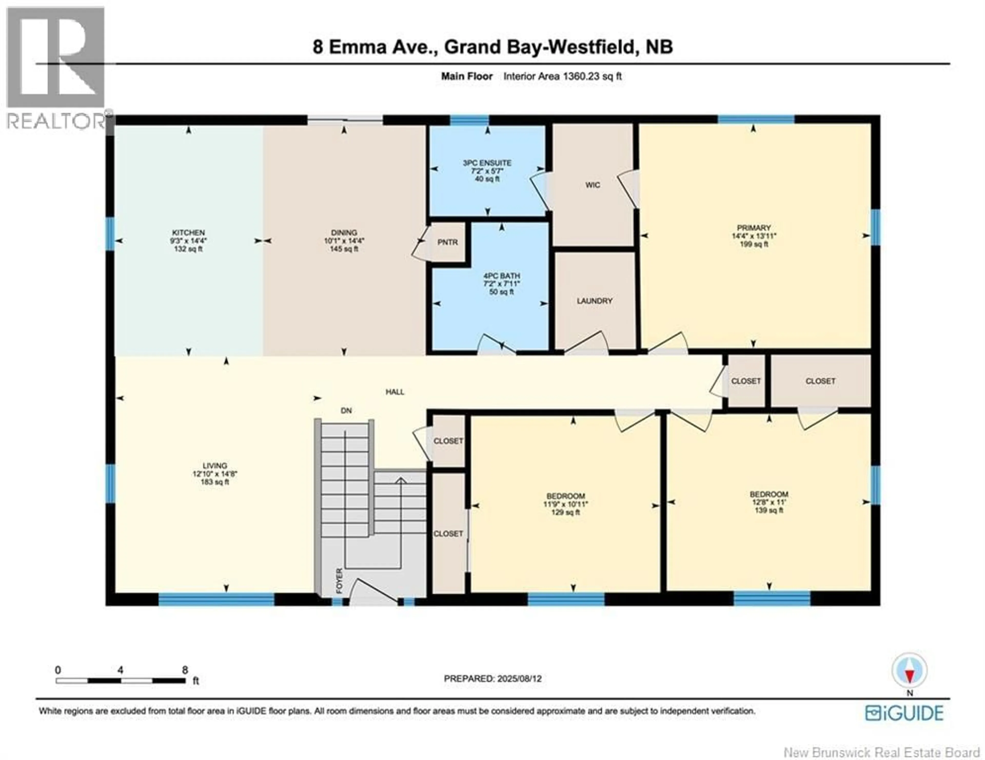 Floor plan for 8 EMMA AVENUE, Grand Bay-Westfield New Brunswick E5K2V8