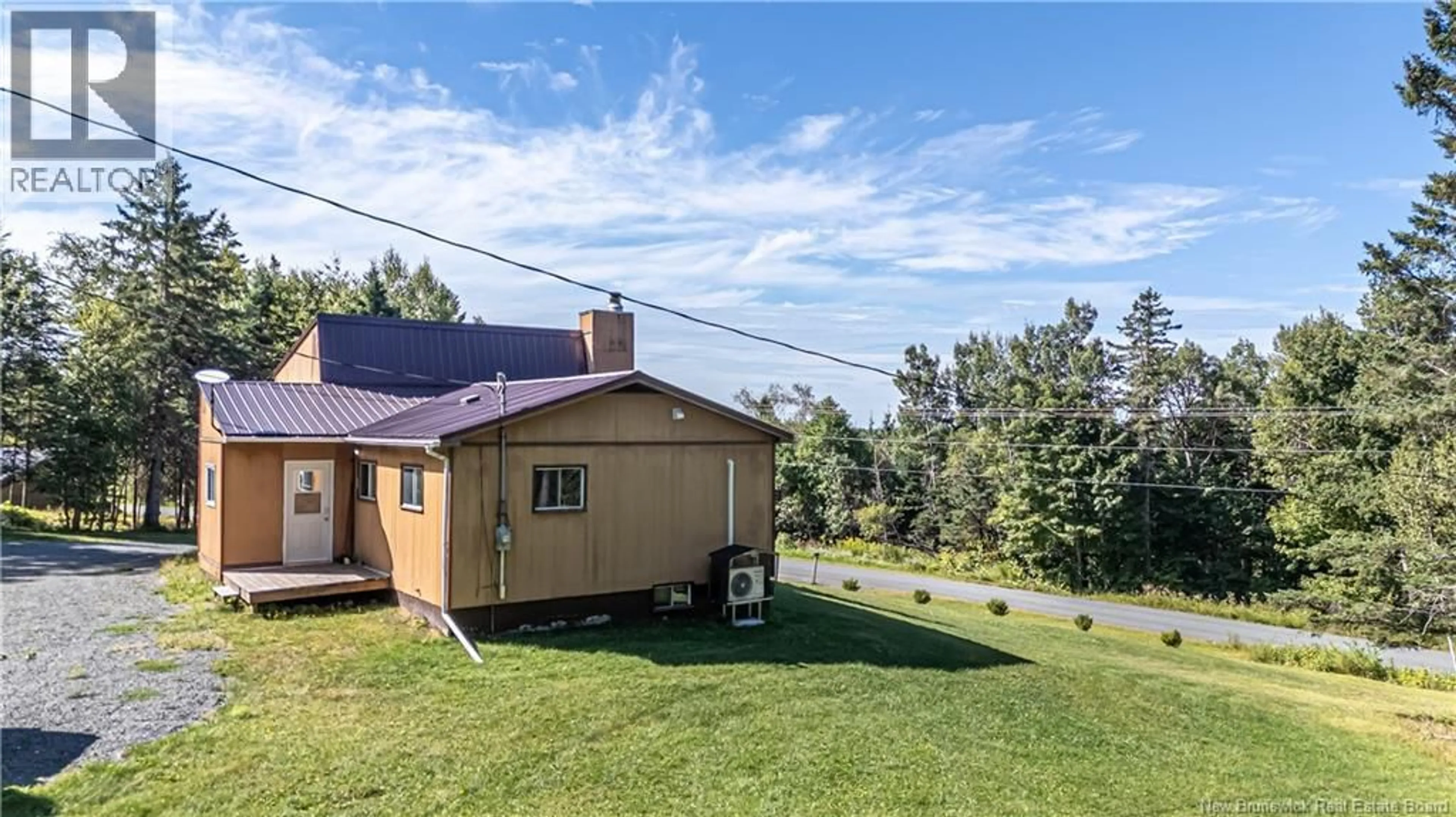 A pic from outside/outdoor area/front of a property/back of a property/a pic from drone, unknown for 411 KNOWLESVILLE ROAD, Knowlesville New Brunswick E7L1N6