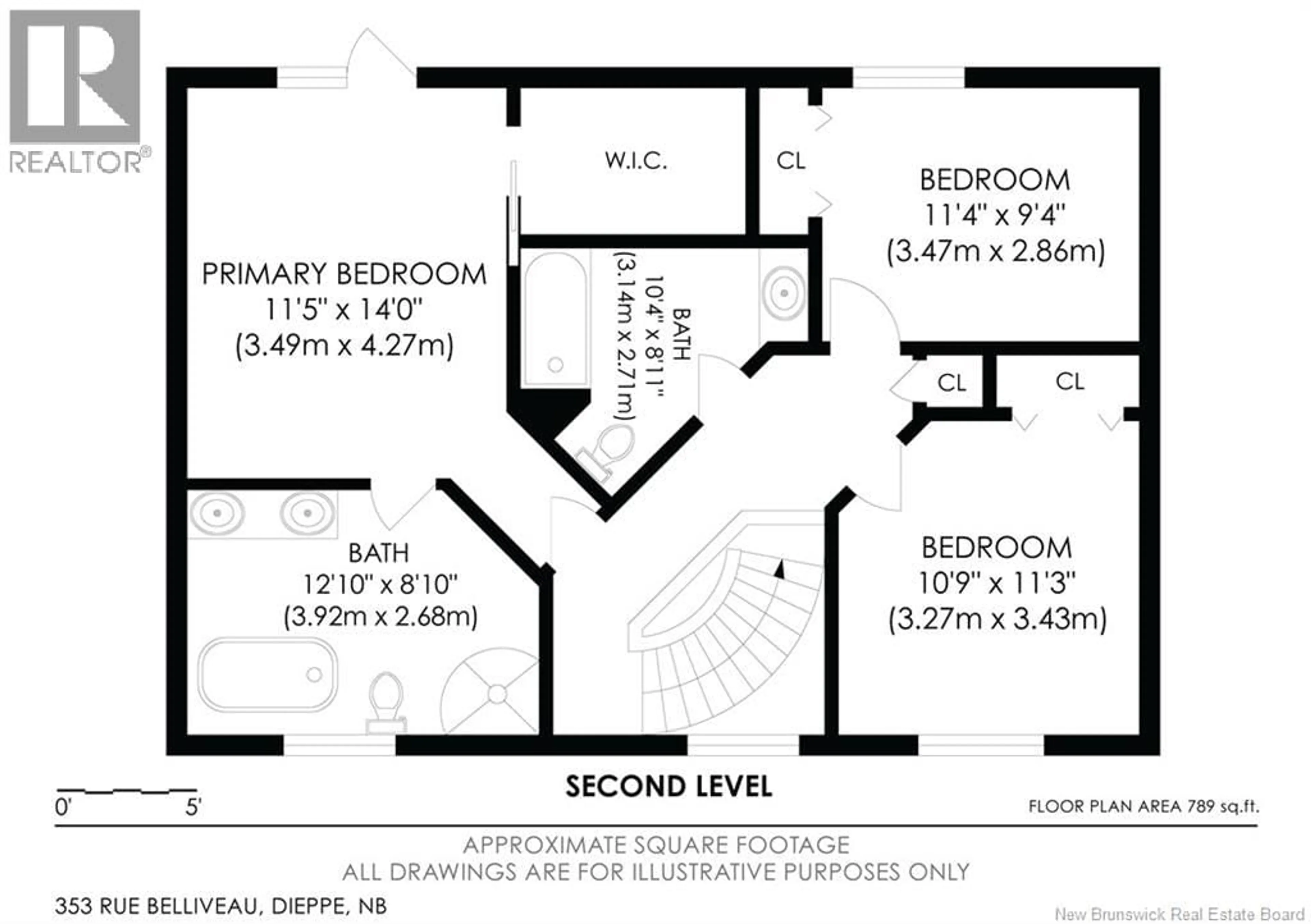 Floor plan for 353 BELLIVEAU STREET, Dieppe New Brunswick E1A6T6