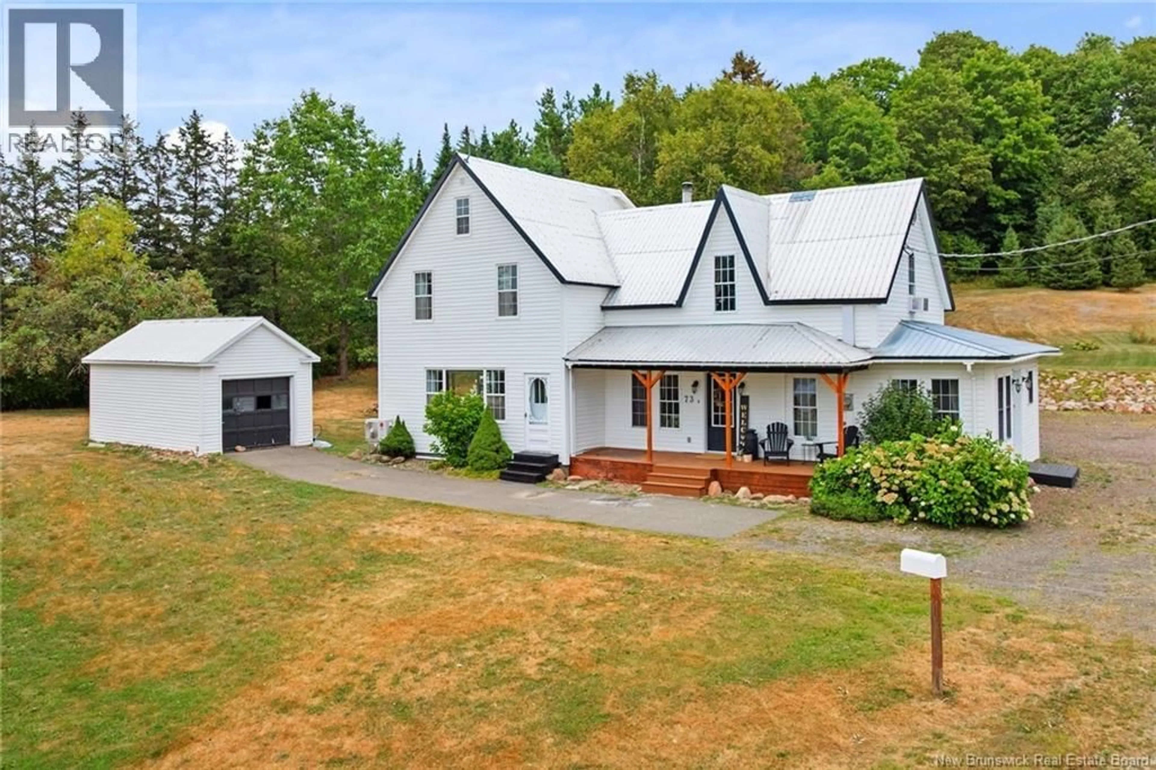 A pic from outside/outdoor area/front of a property/back of a property/a pic from drone, unknown for 73 HOWLAND RIDGE ROAD, Millville New Brunswick E6E1W4