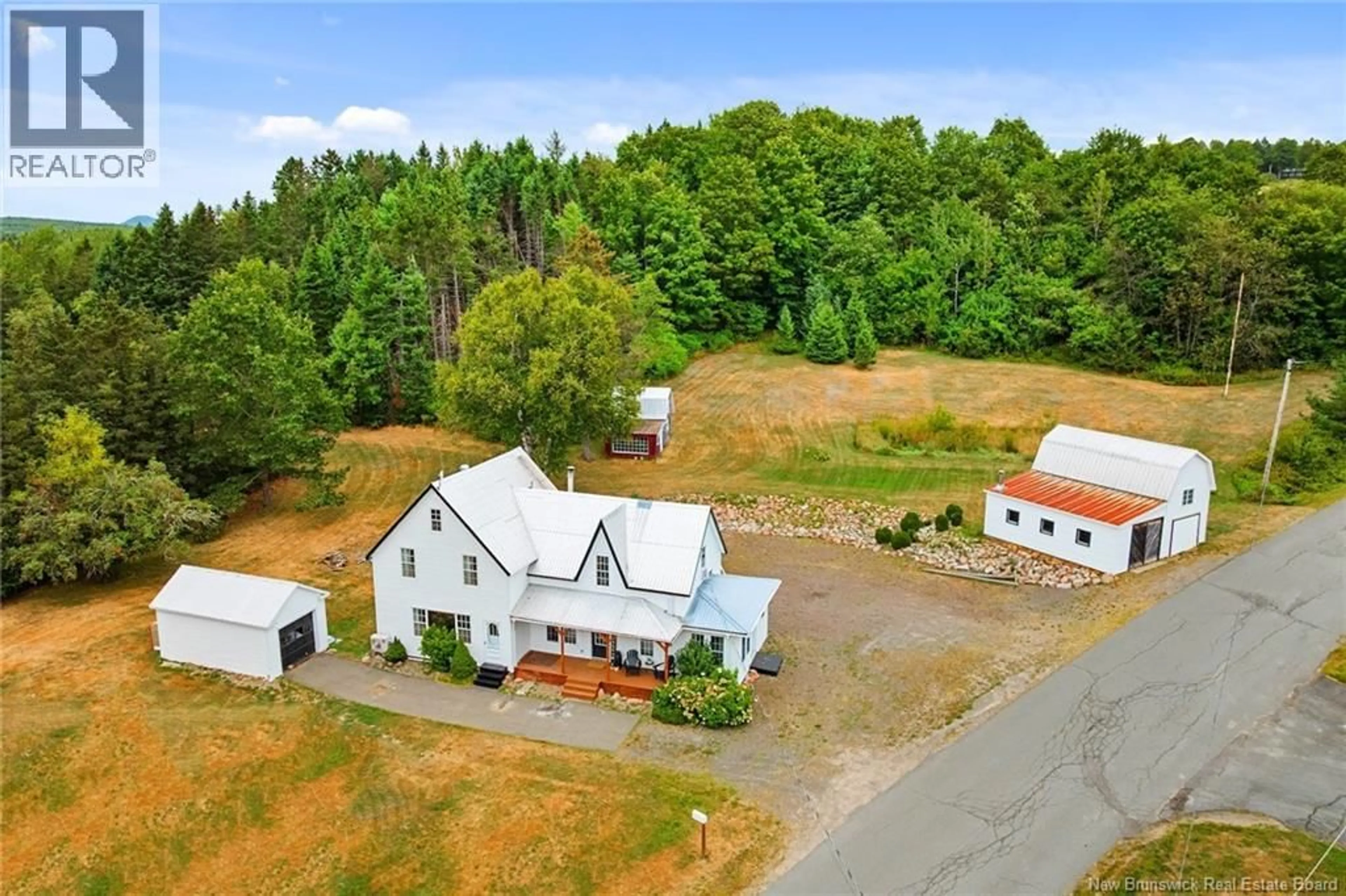A pic from outside/outdoor area/front of a property/back of a property/a pic from drone, unknown for 73 HOWLAND RIDGE ROAD, Millville New Brunswick E6E1W4