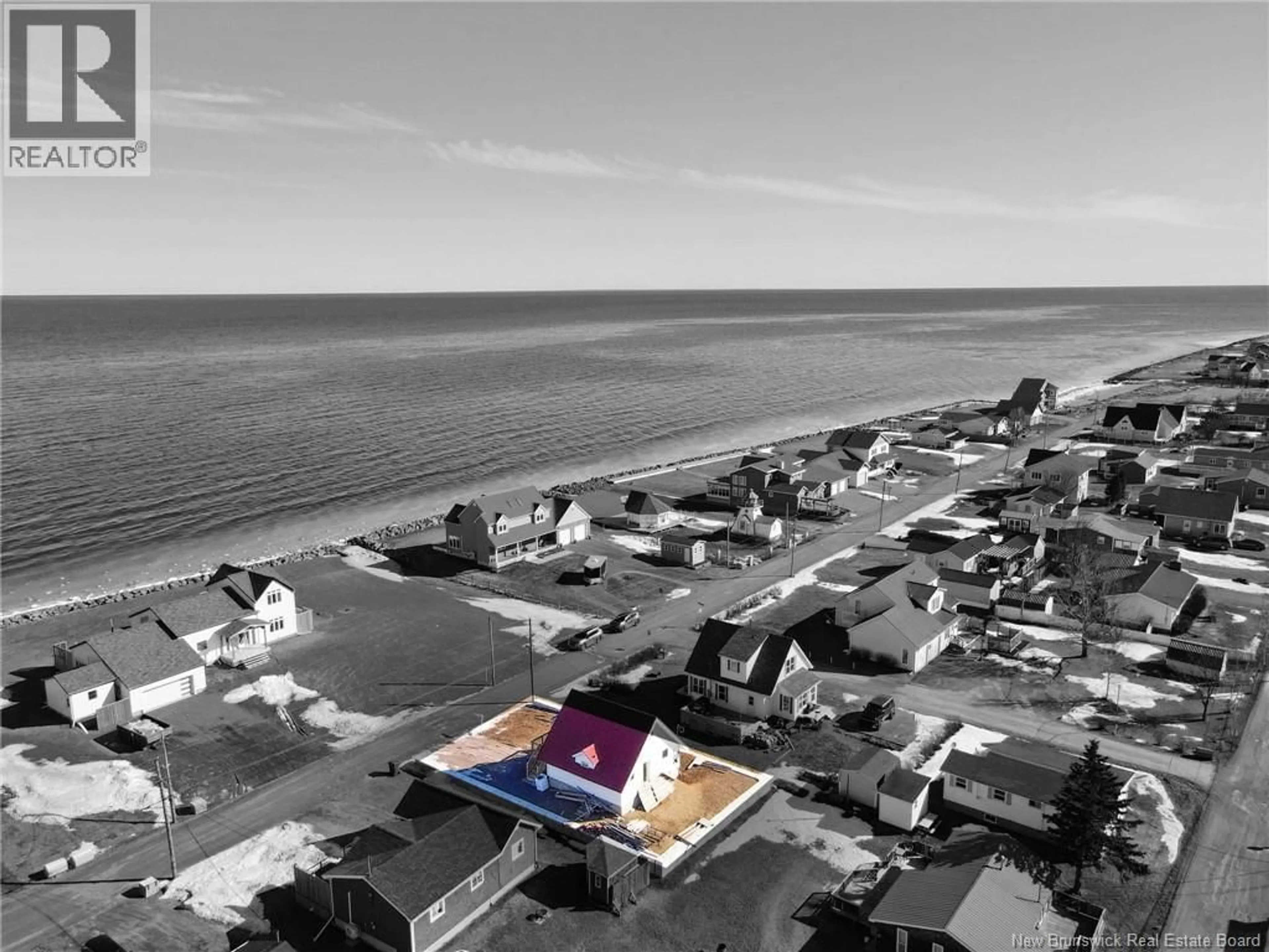 A pic from outside/outdoor area/front of a property/back of a property/a pic from drone, street for 11 SUR L' OCEAN STREET, Grand-Barachois New Brunswick E4P8N9