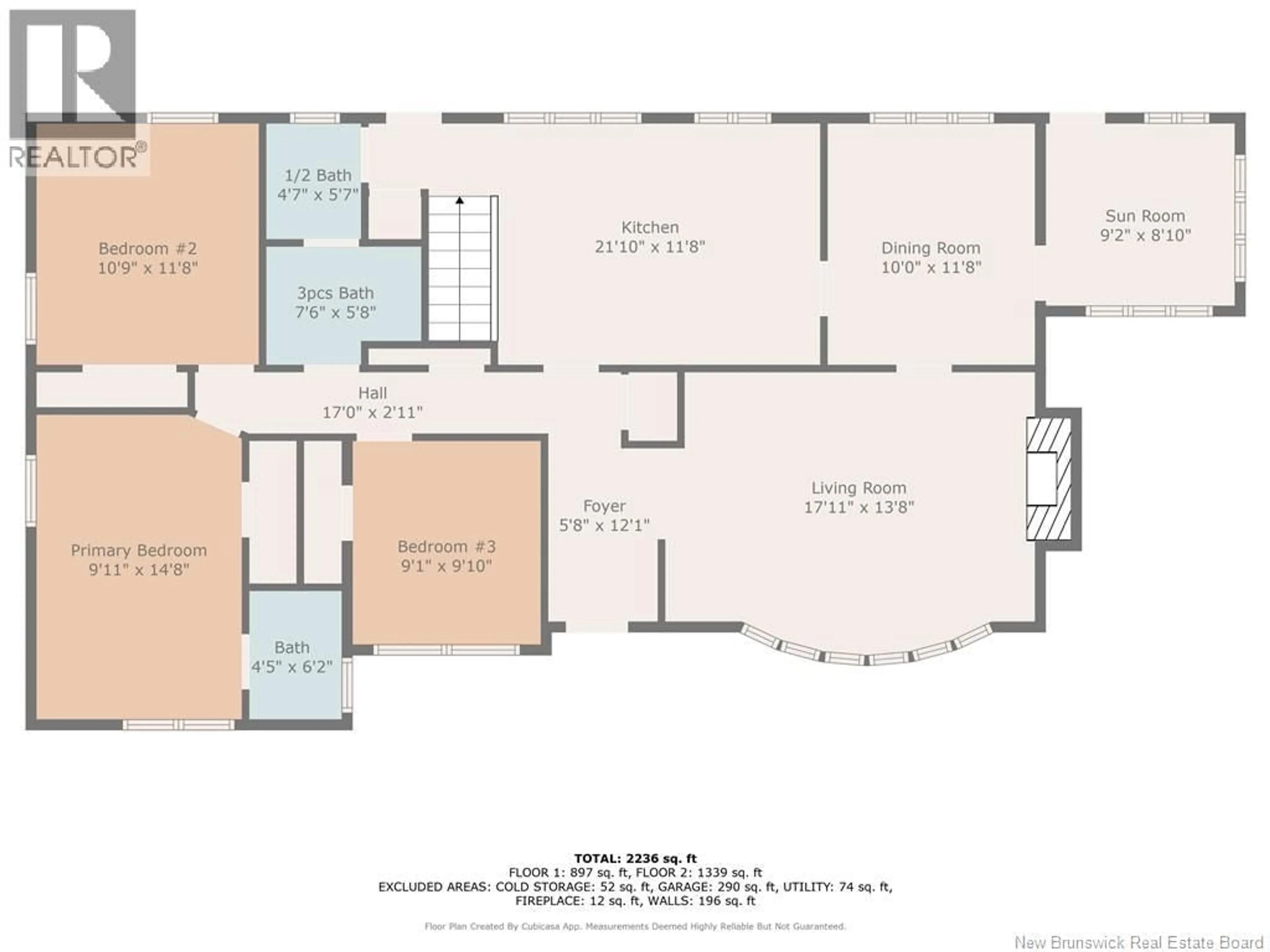 Floor plan for 518 RIVERVIEW, Dalhousie New Brunswick E8C2K7
