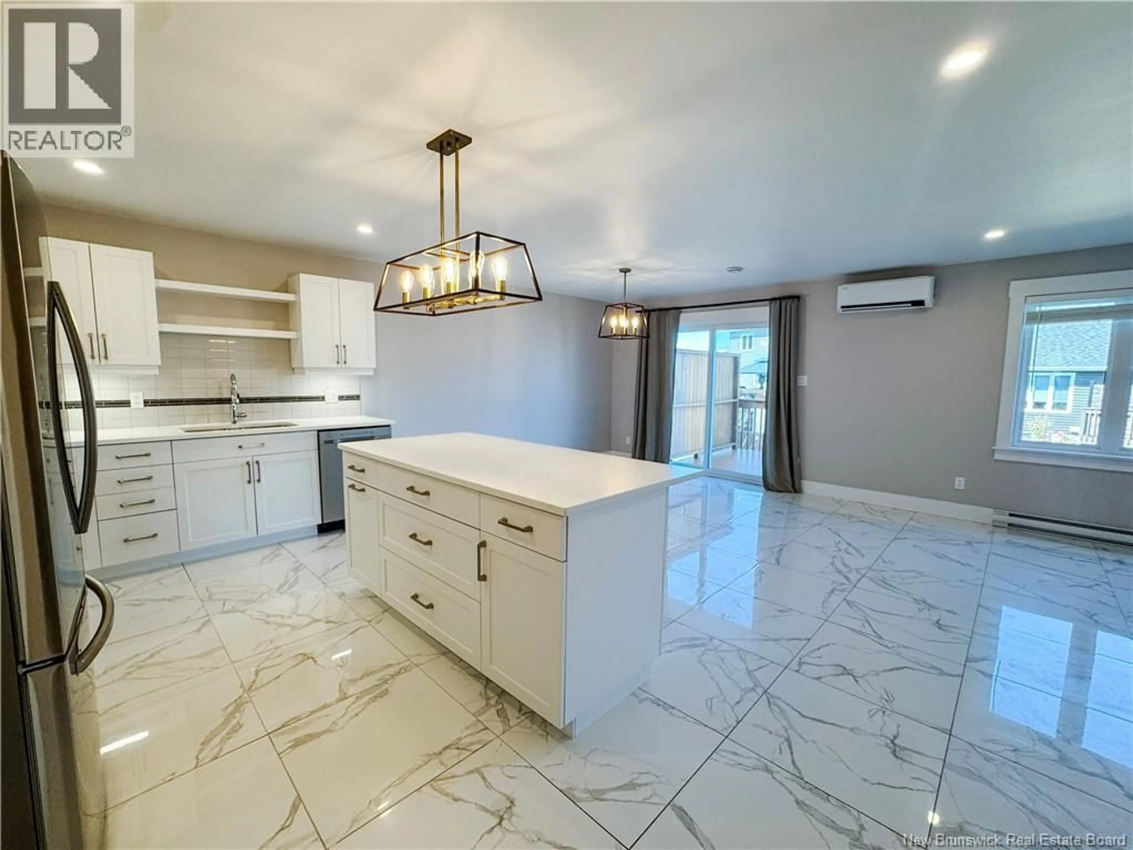 Open concept kitchen, ceramic/tile floor for 71 WAKEFIELD STREET, Moncton New Brunswick E1G6A7