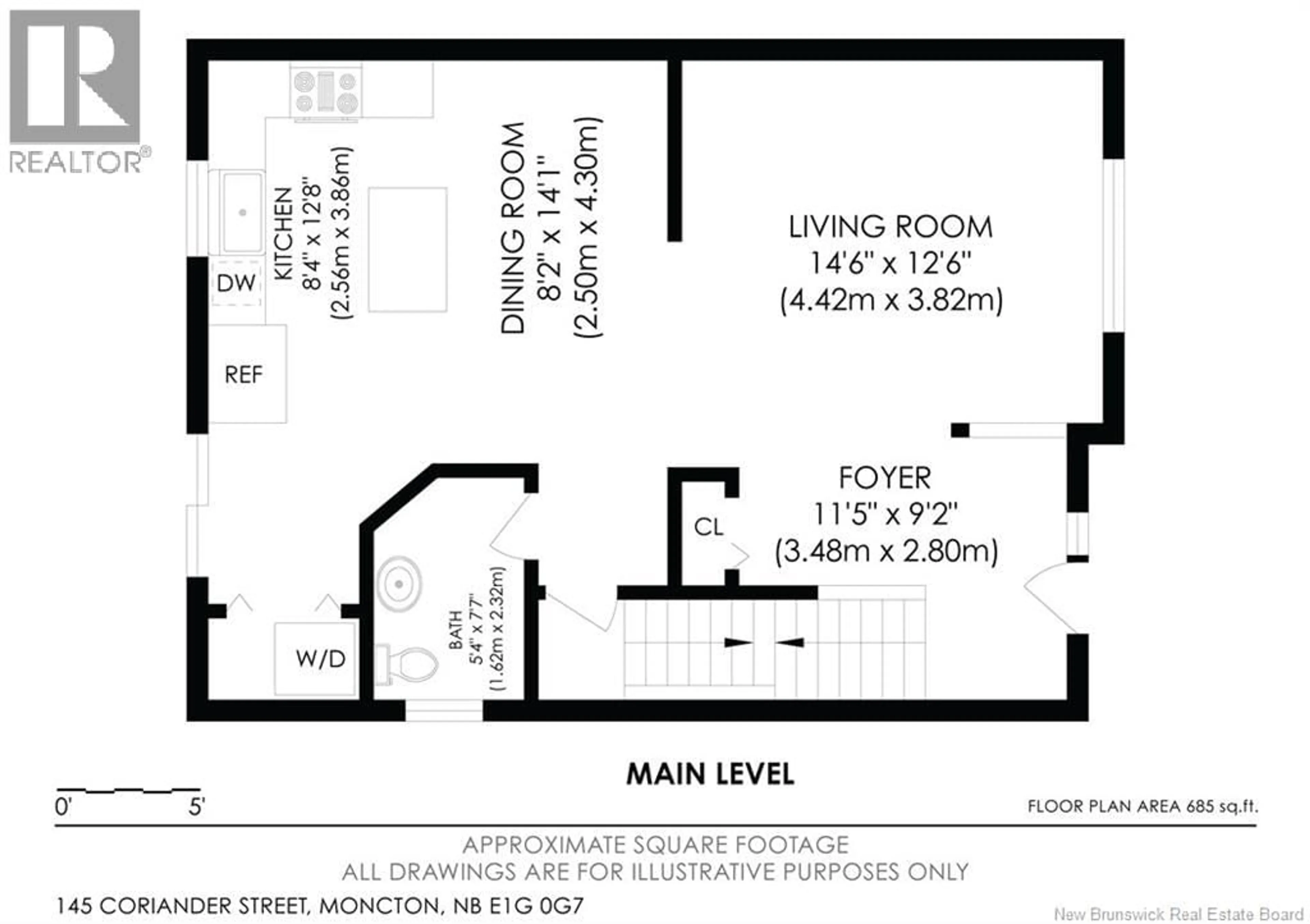 Floor plan for 145 CORIANDER STREET, Moncton New Brunswick E1G0R9