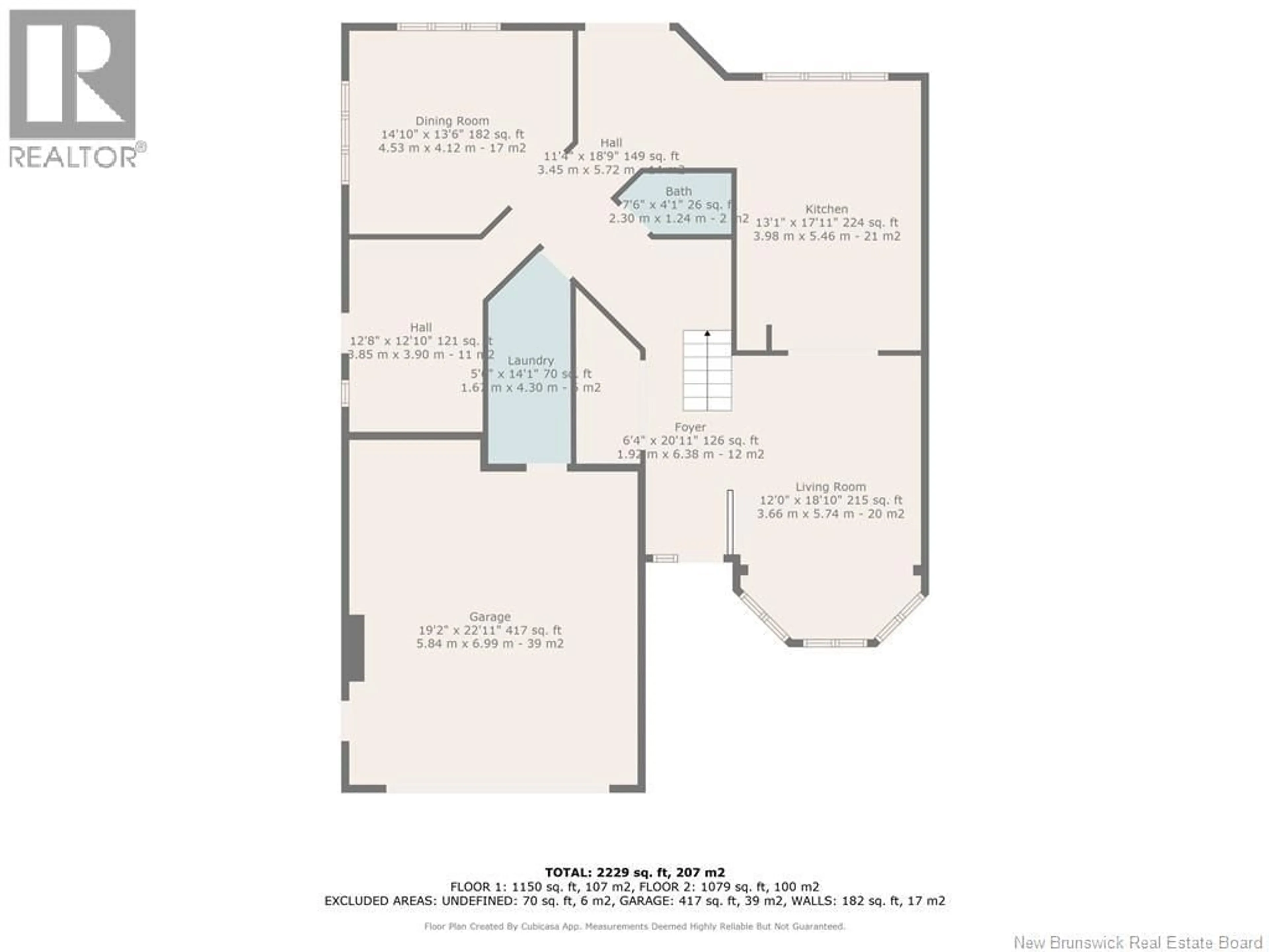 Floor plan for 3094 CHEMIN SAINT-LAURENT CHEMIN, Saint-Laurent Nord New Brunswick E8K3L2
