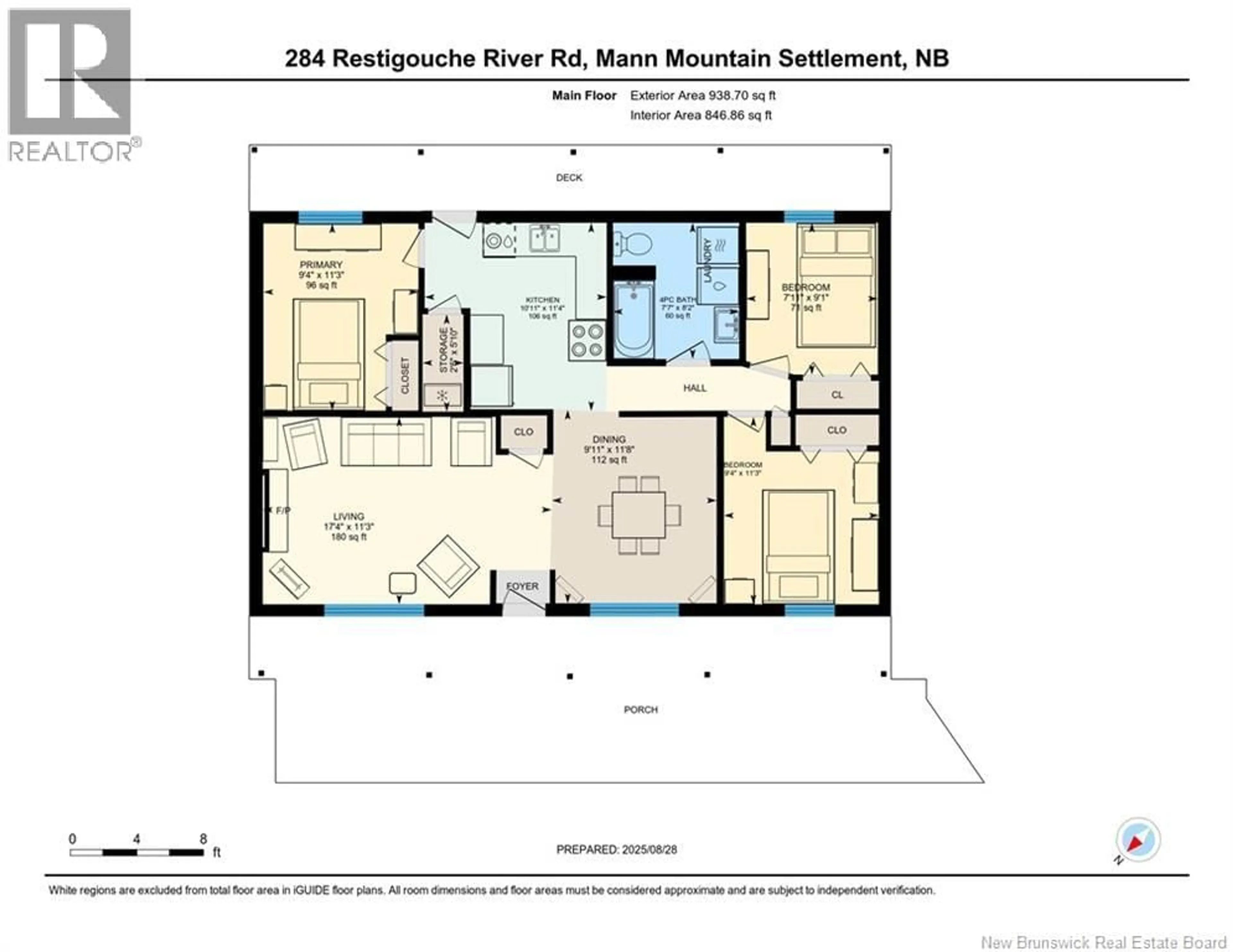 Floor plan for 284 RESTIGOUCHE RIVER ROAD, Mann Mountain Settlement New Brunswick E3N4N4