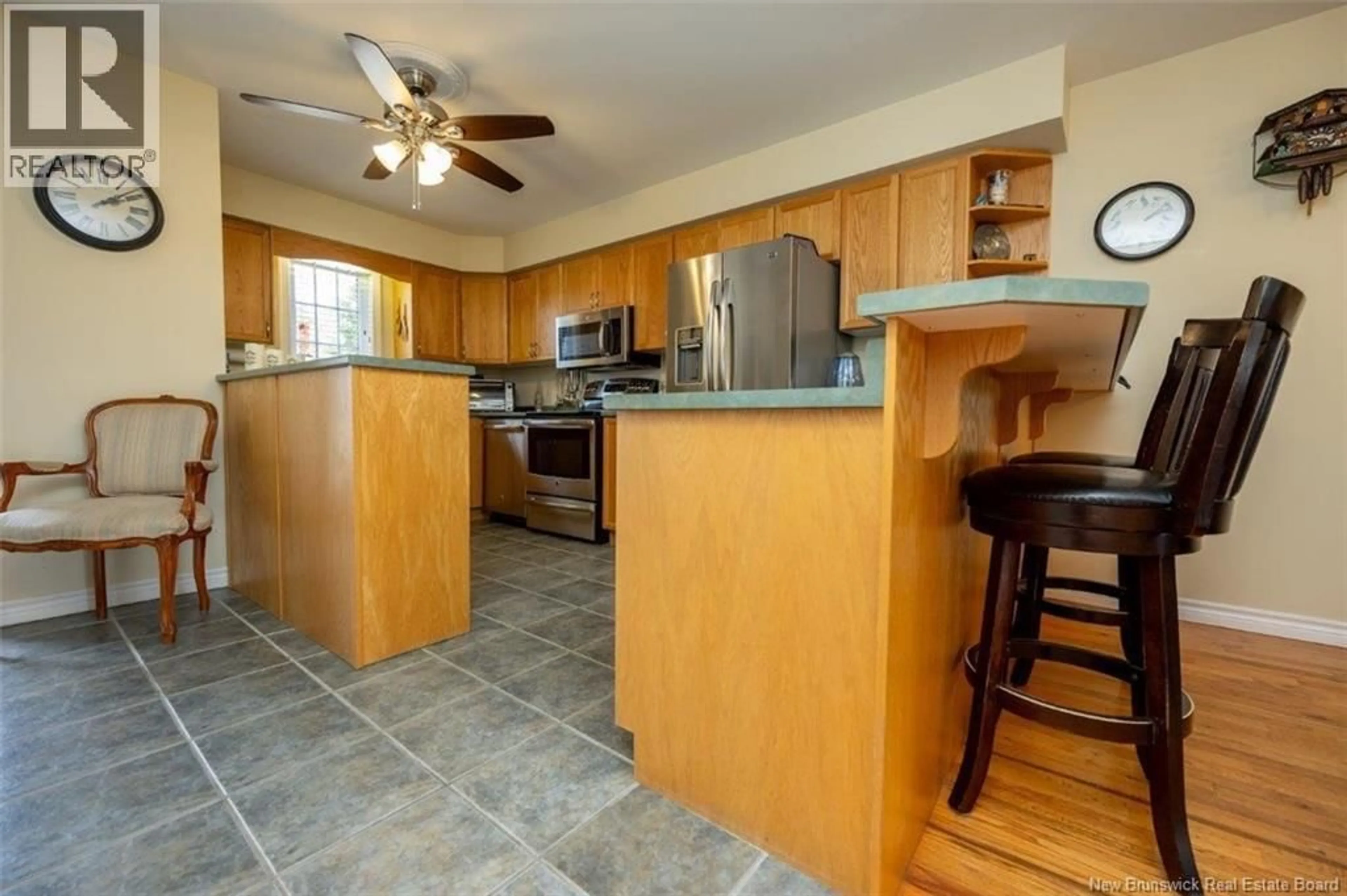Open concept kitchen, ceramic/tile floor for 8 - 508 RIVERSIDE DRIVE DRIVE, Fredericton New Brunswick E3A8C2