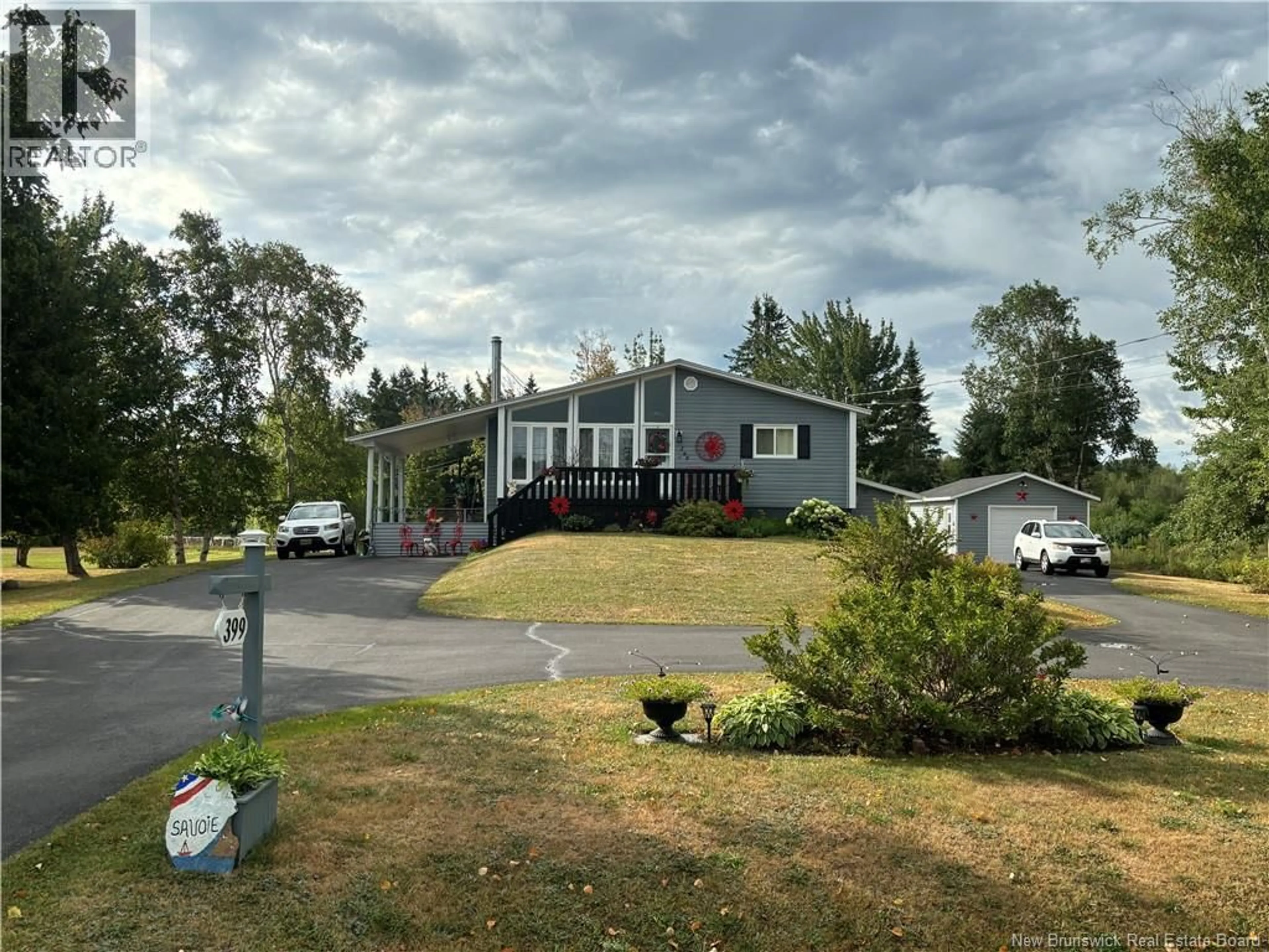 A pic from outside/outdoor area/front of a property/back of a property/a pic from drone, unknown for 399 CH. TREMBLAY, Tremblay New Brunswick E8J3E6