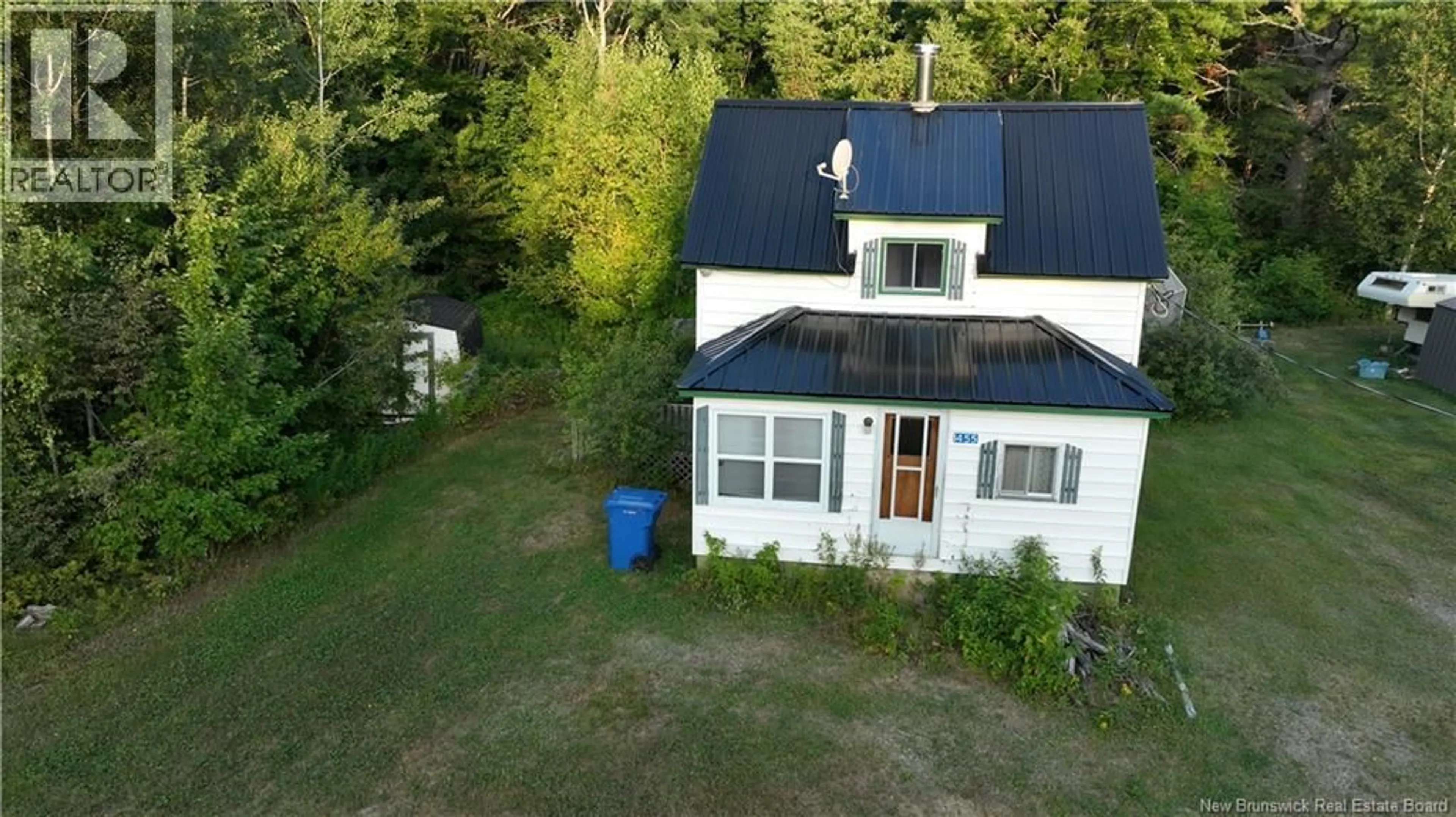 A pic from outside/outdoor area/front of a property/back of a property/a pic from drone, building for 1455 HWY 118, White Rapids New Brunswick E9B1A6