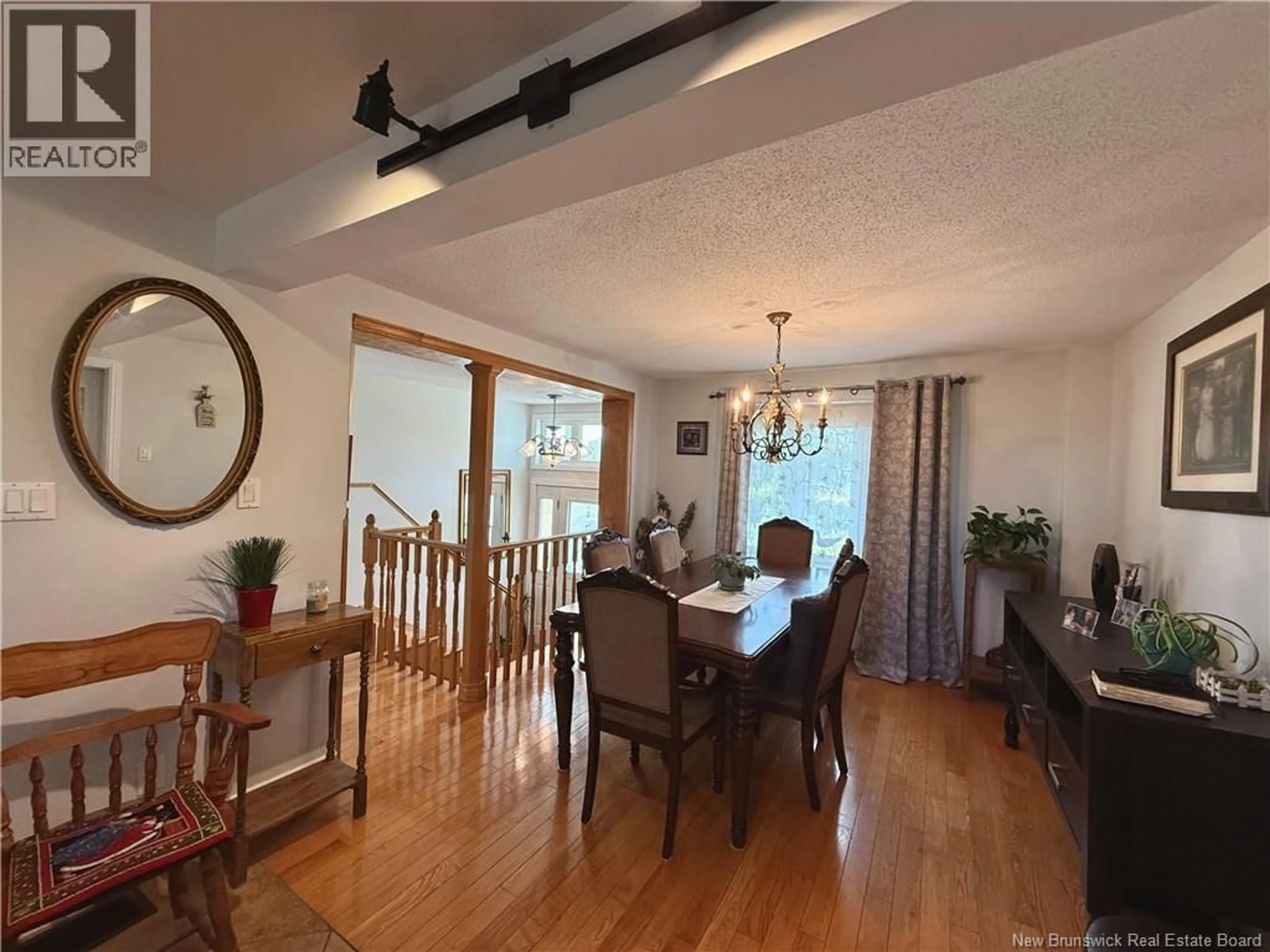 Dining room, wood/laminate floor for 1509 ST-FRANCOIS STREET, Edmundston New Brunswick E3V4R7