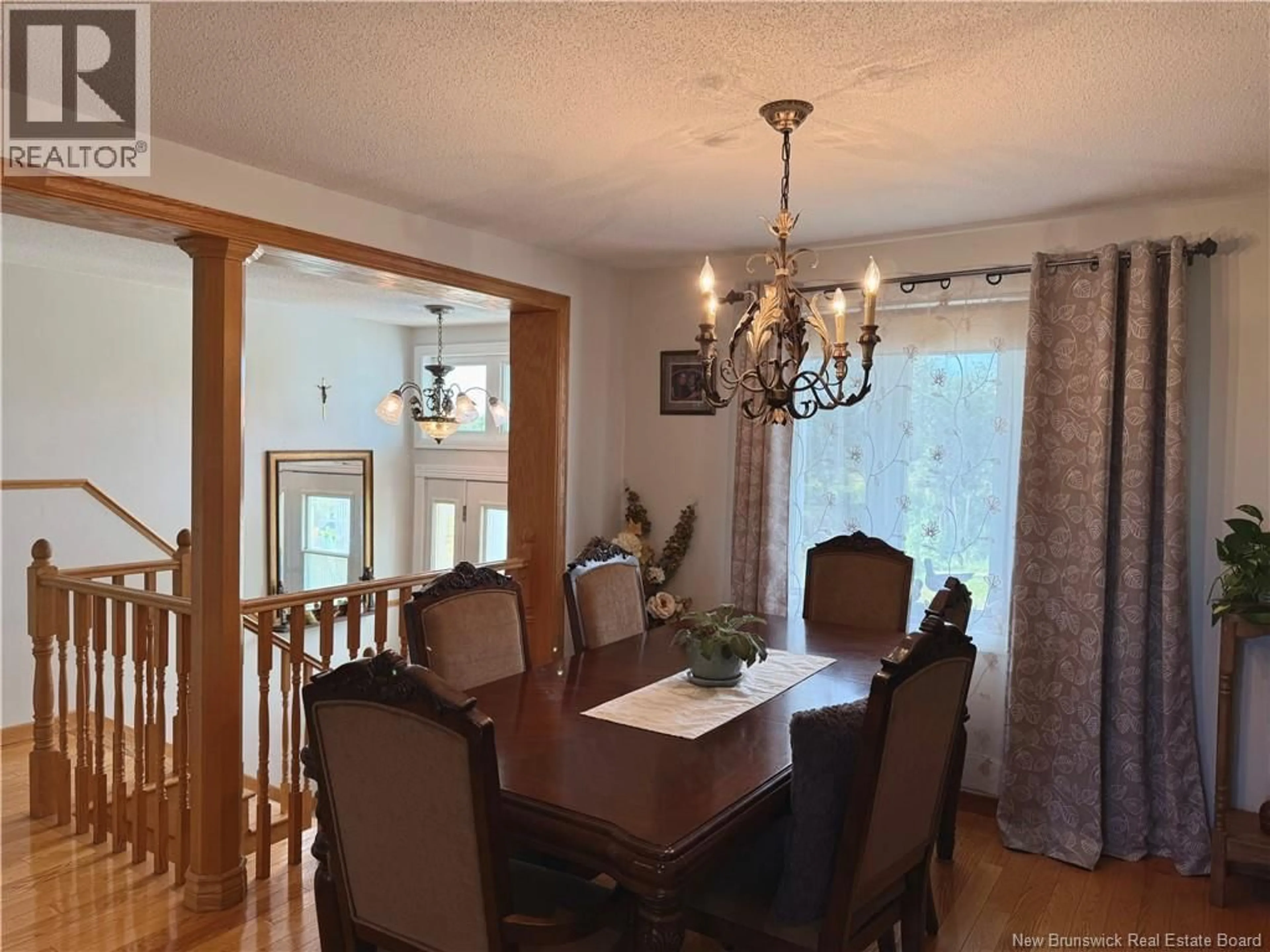 Dining room, wood/laminate floor for 1509 ST-FRANCOIS STREET, Edmundston New Brunswick E3V4R7