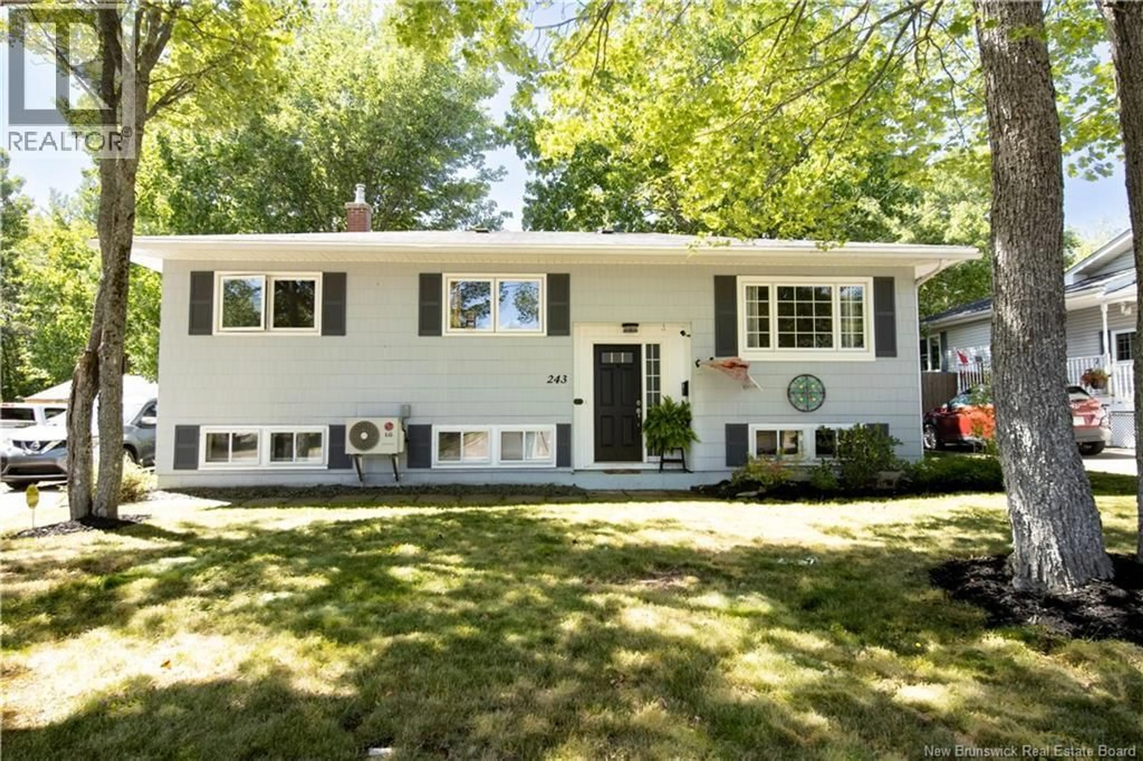 Home with vinyl exterior material, street for 243 OGDEN DRIVE, Riverview New Brunswick E1B2S5
