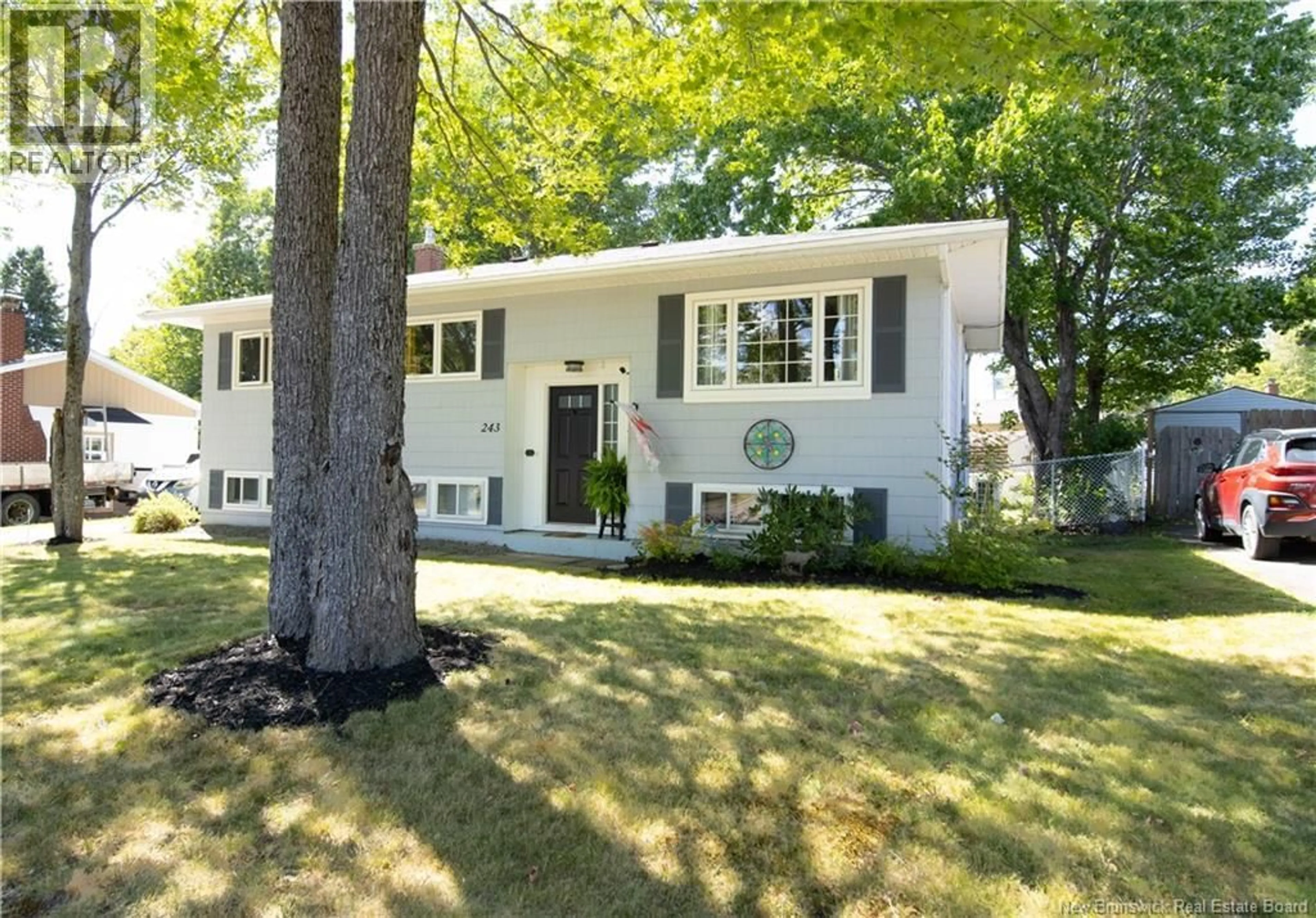 Home with vinyl exterior material, street for 243 OGDEN DRIVE, Riverview New Brunswick E1B2S5