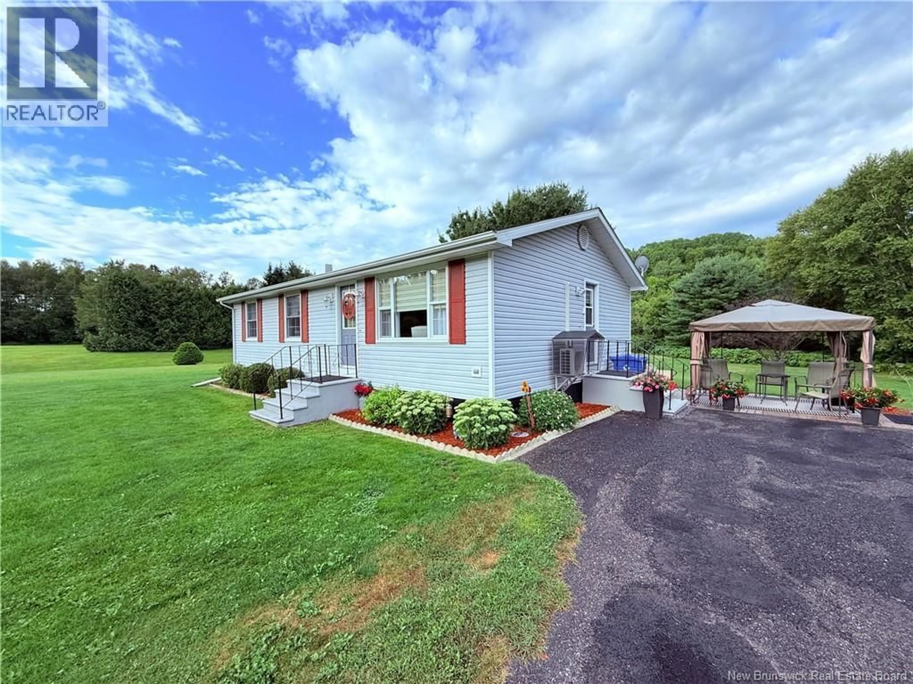 A pic from outside/outdoor area/front of a property/back of a property/a pic from drone, water/lake/river/ocean view for 20 LAHUE ROAD, Clearview New Brunswick E7L1X5