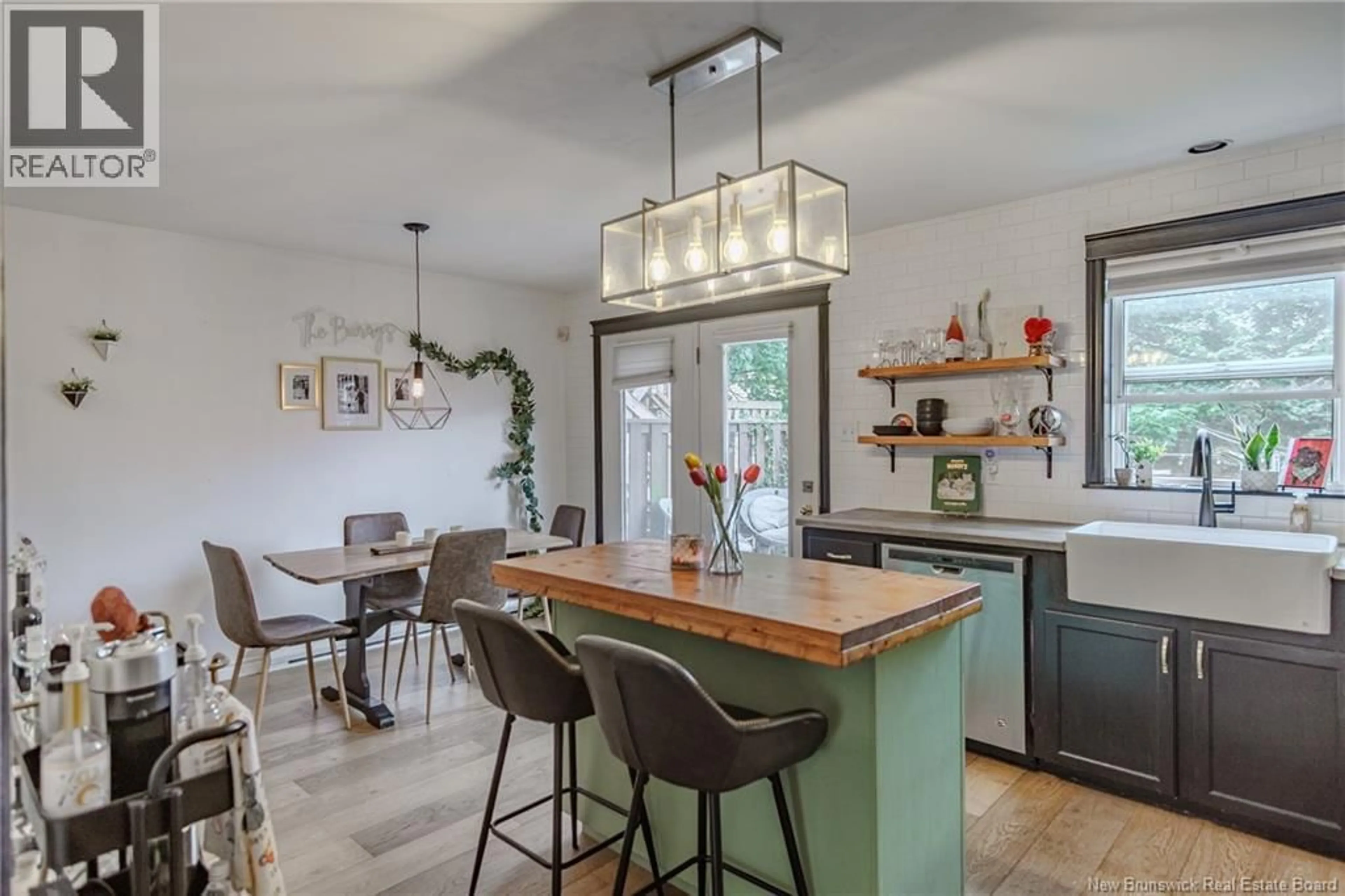 Open concept kitchen, ceramic/tile floor for 137 KING EAST STREET, Saint John New Brunswick E2L1G8