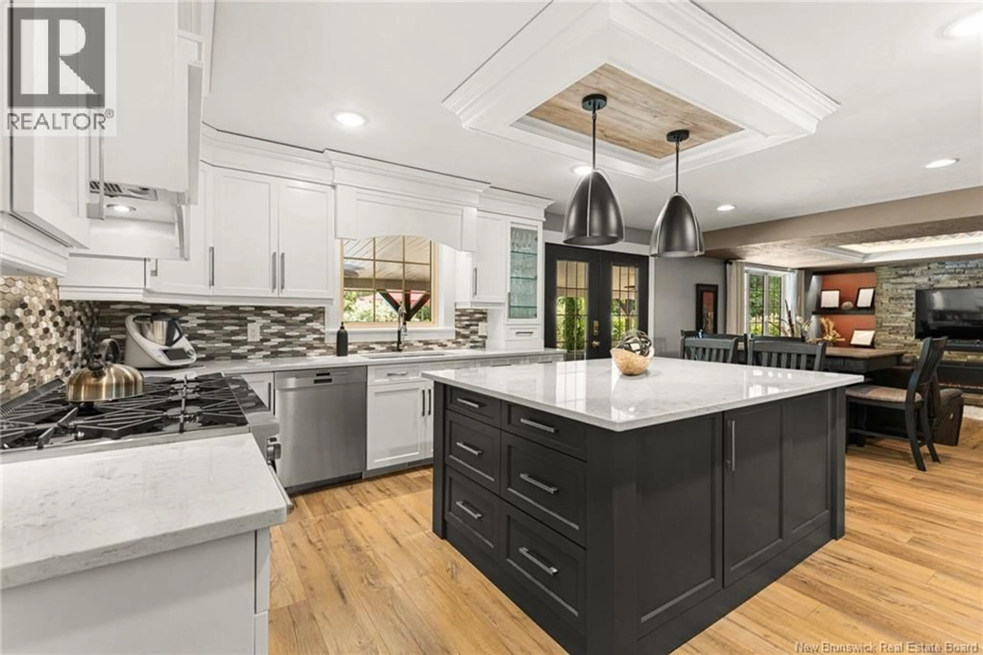 Open concept kitchen, ceramic/tile floor for 535 ALPHEE STREET, Dieppe New Brunswick E1A6W6
