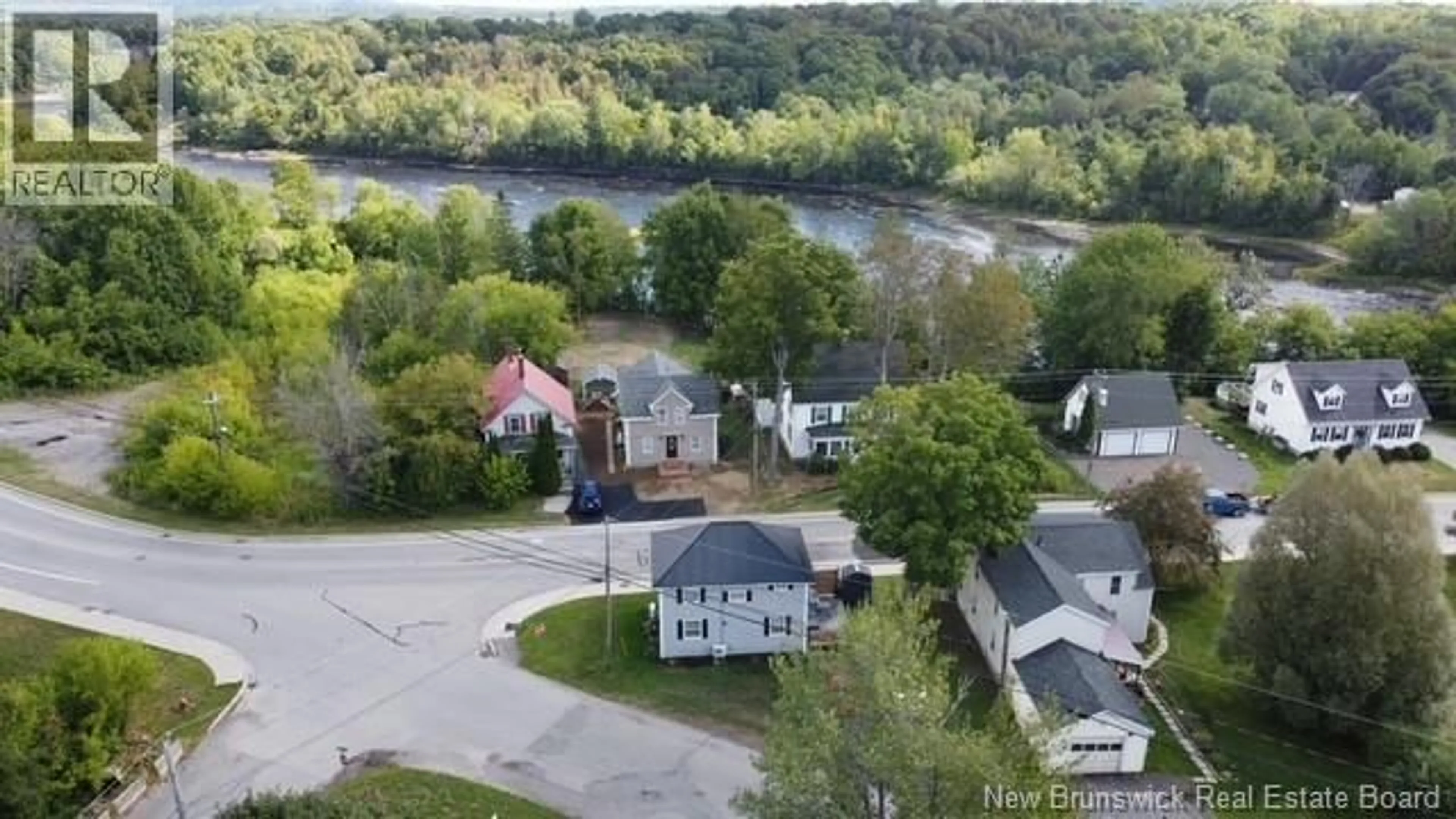 A pic from outside/outdoor area/front of a property/back of a property/a pic from drone, water/lake/river/ocean view for 337 MILLTOWN BOULEVARD, St. Stephen New Brunswick E3L1J3