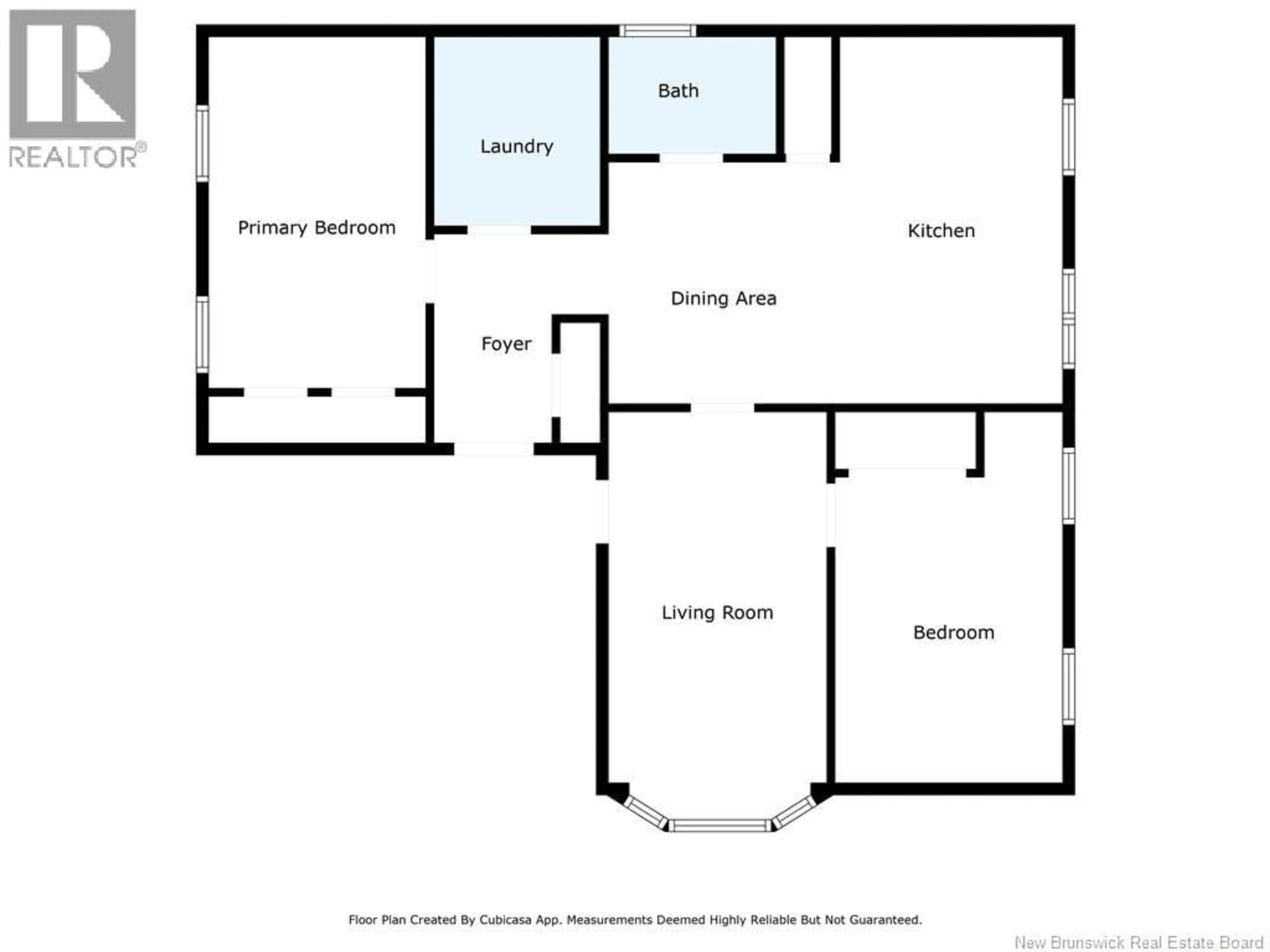 Floor plan for 250 GODIN, Beresford New Brunswick E8K1T7