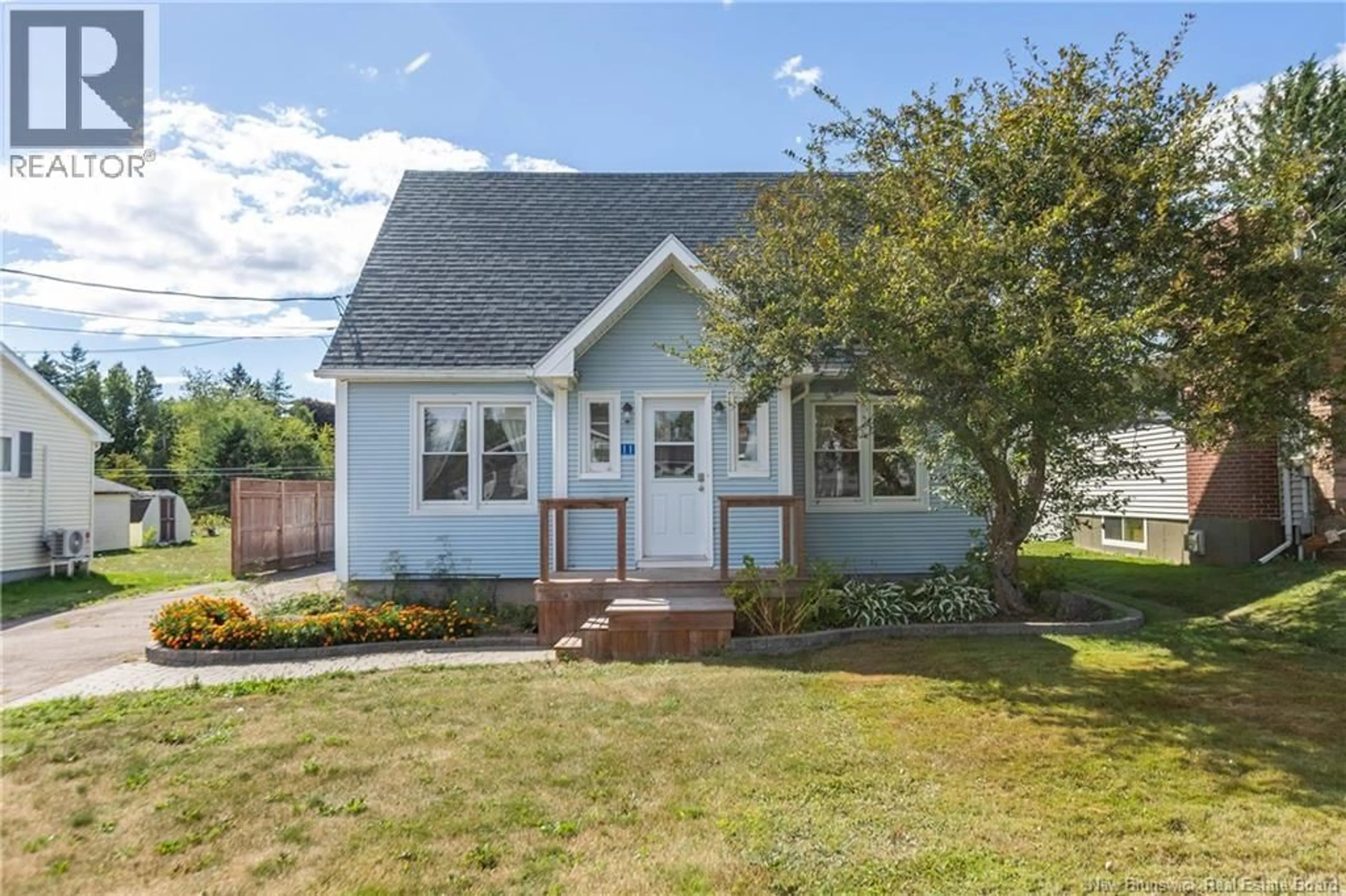Home with vinyl exterior material, street for 11 BULMER LANE, Sackville New Brunswick E4L3R3