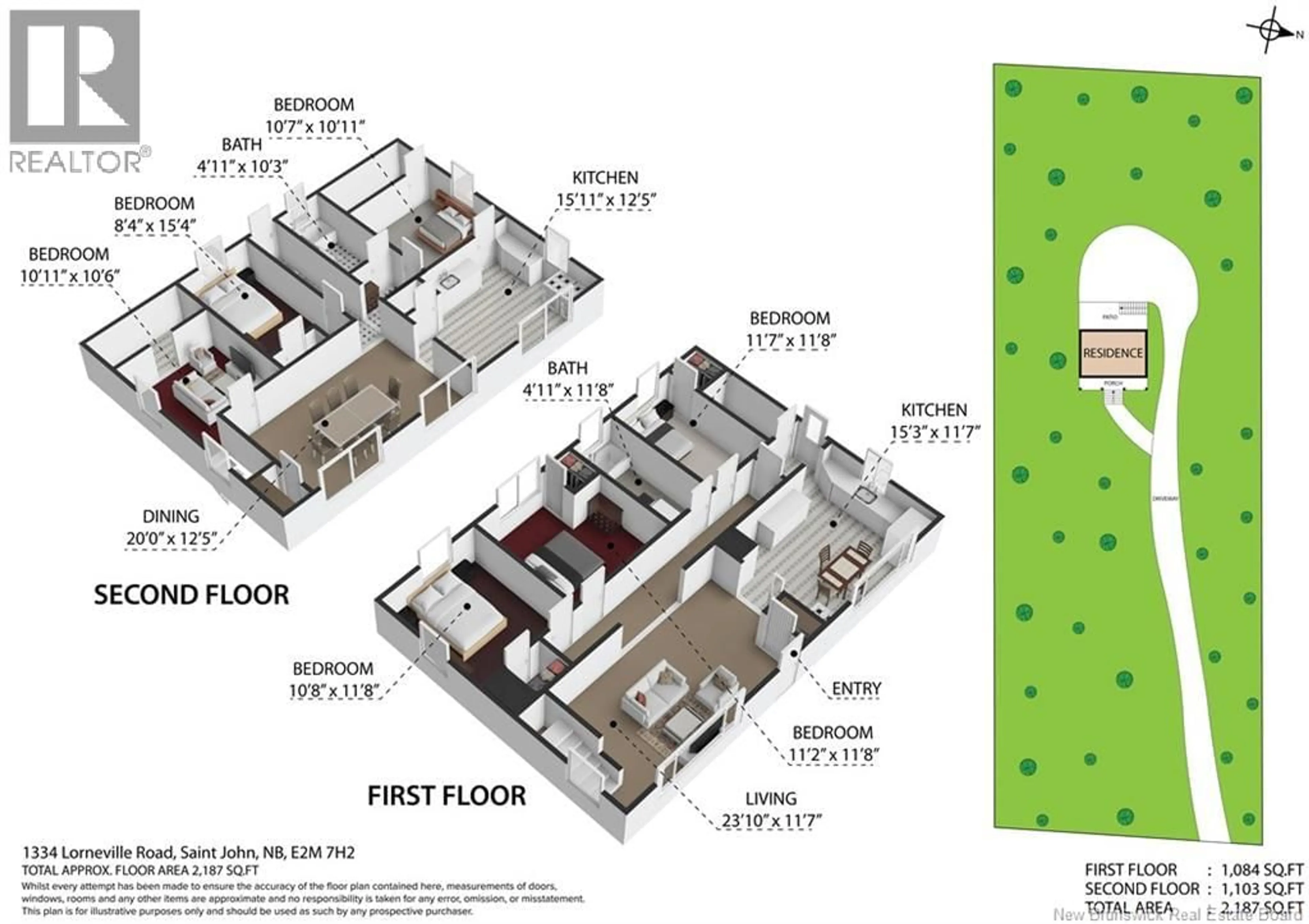 Floor plan for 1334 LORNEVILLE ROAD, Saint John New Brunswick E2M7H2