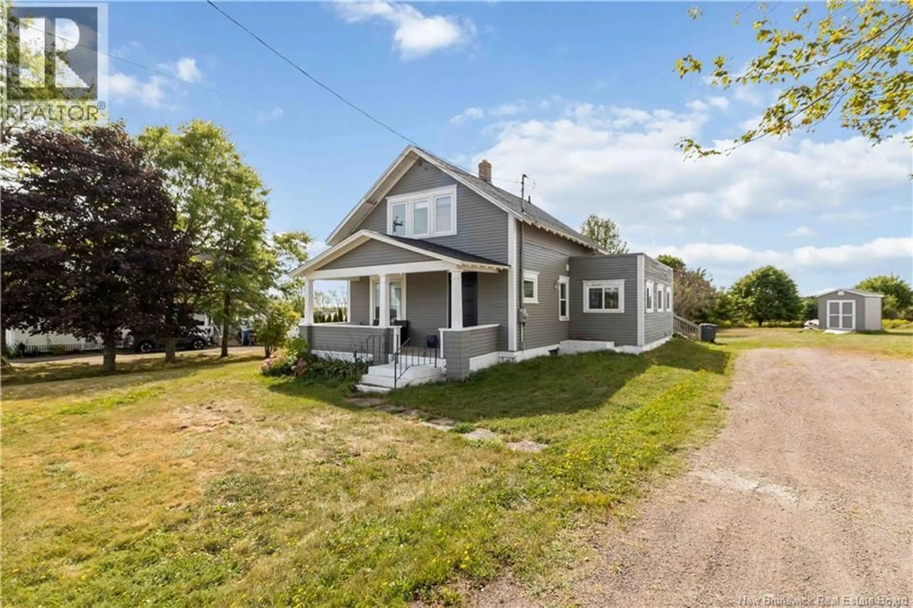 A pic from outside/outdoor area/front of a property/back of a property/a pic from drone, street for 341 LA VALLEE ROUTE, Memramcook New Brunswick E4K3C5