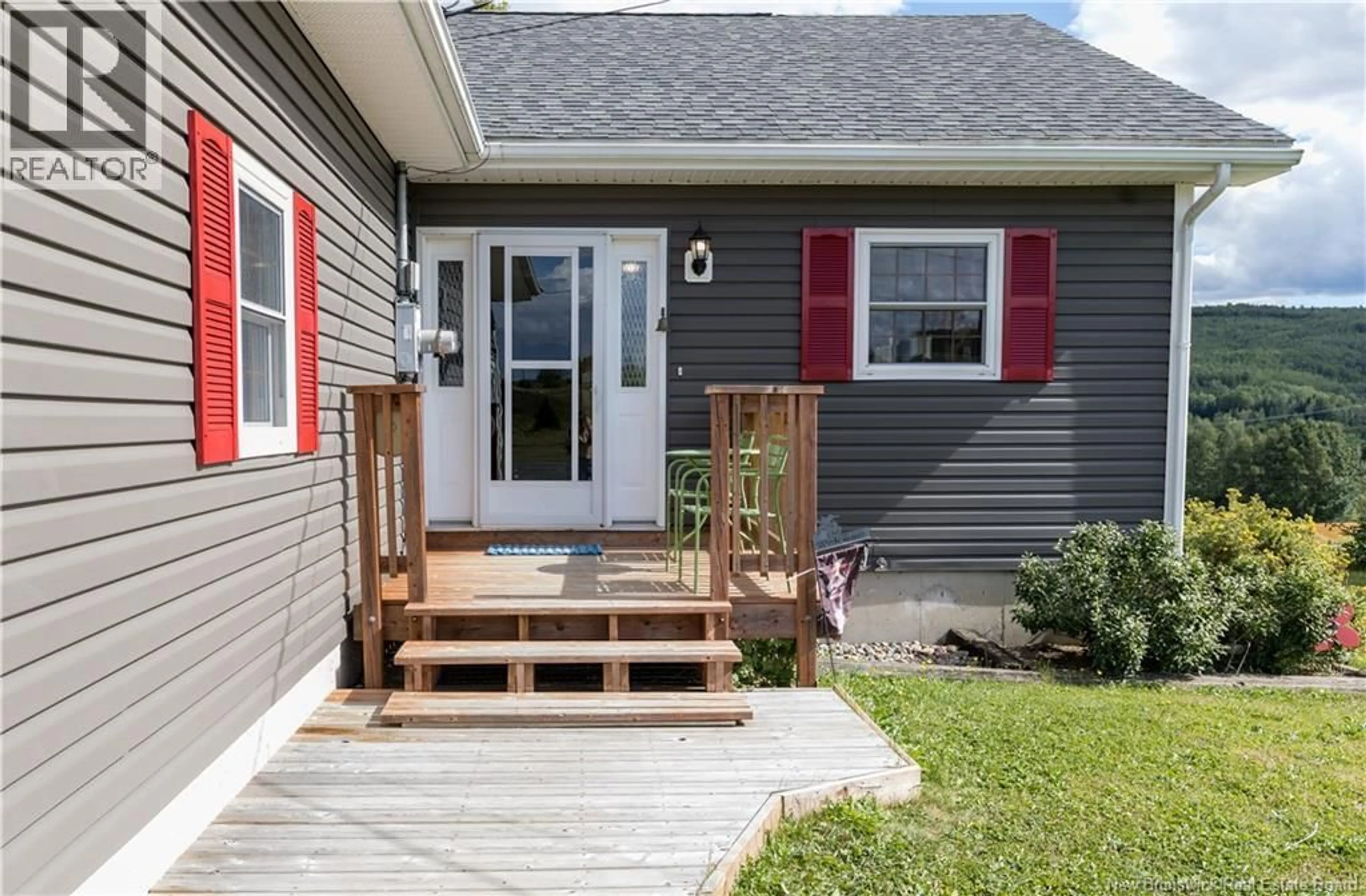 Home with vinyl exterior material, street for 1145 ROUTE 390, Gladwyn New Brunswick E7H4N7