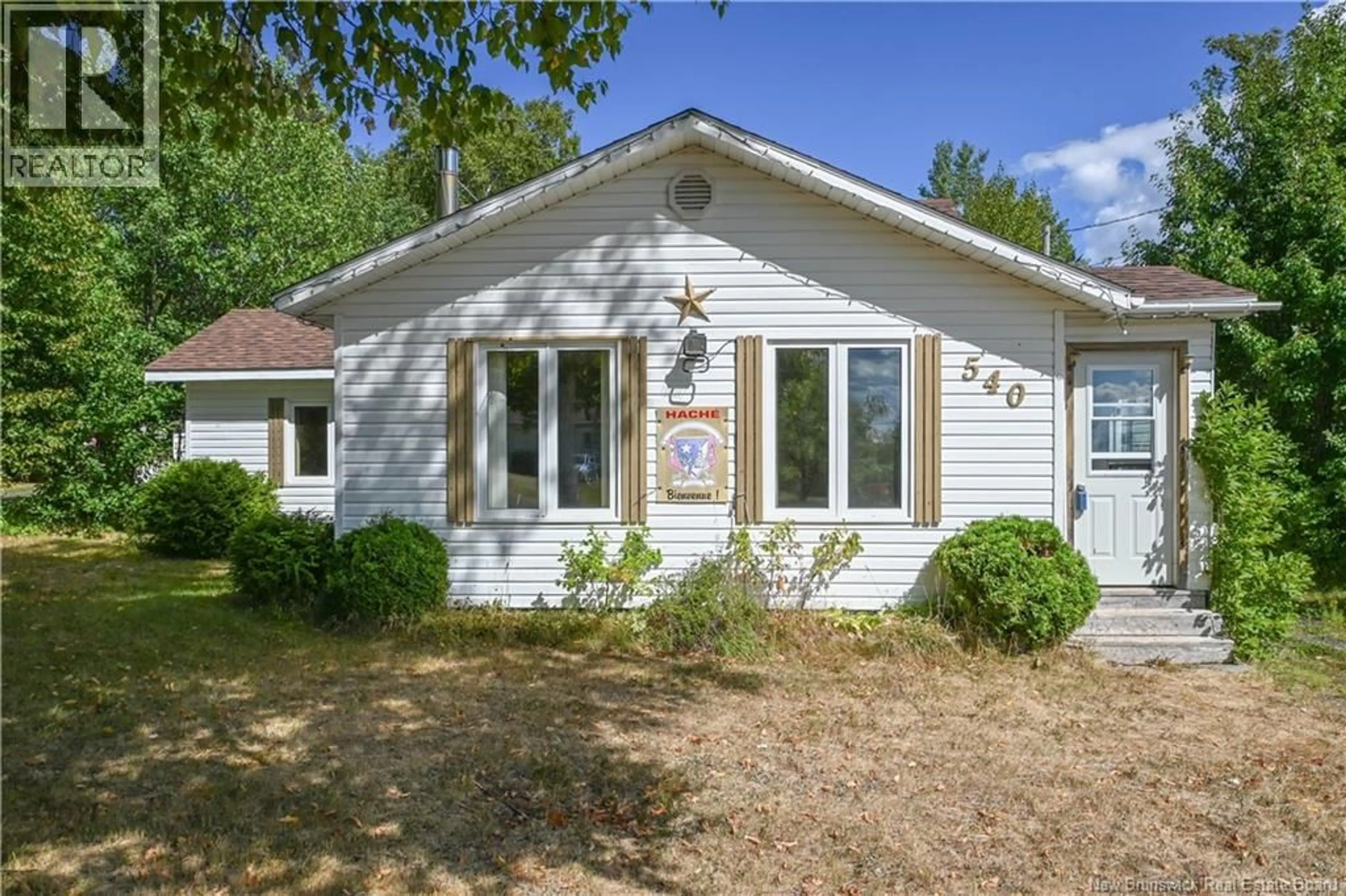Home with vinyl exterior material, unknown for 540 DES BUTTES ROAD, Bertrand New Brunswick E1W1E1
