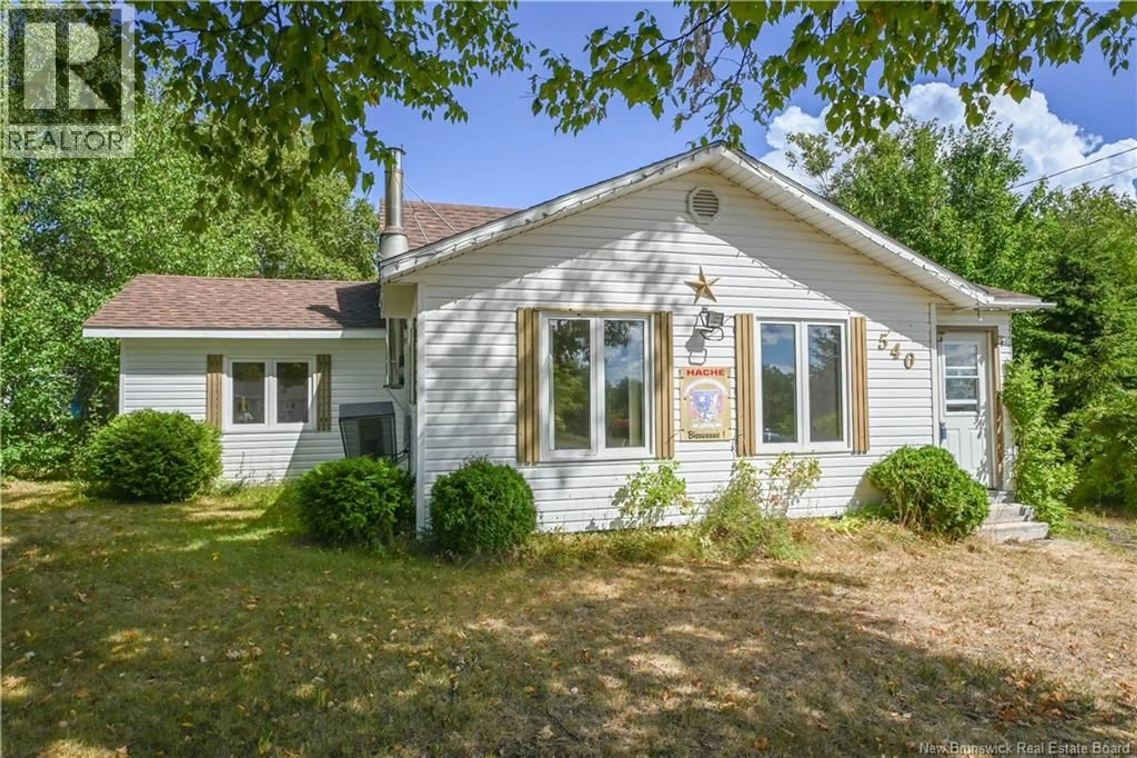 Home with vinyl exterior material, unknown for 540 DES BUTTES ROAD, Bertrand New Brunswick E1W1E1