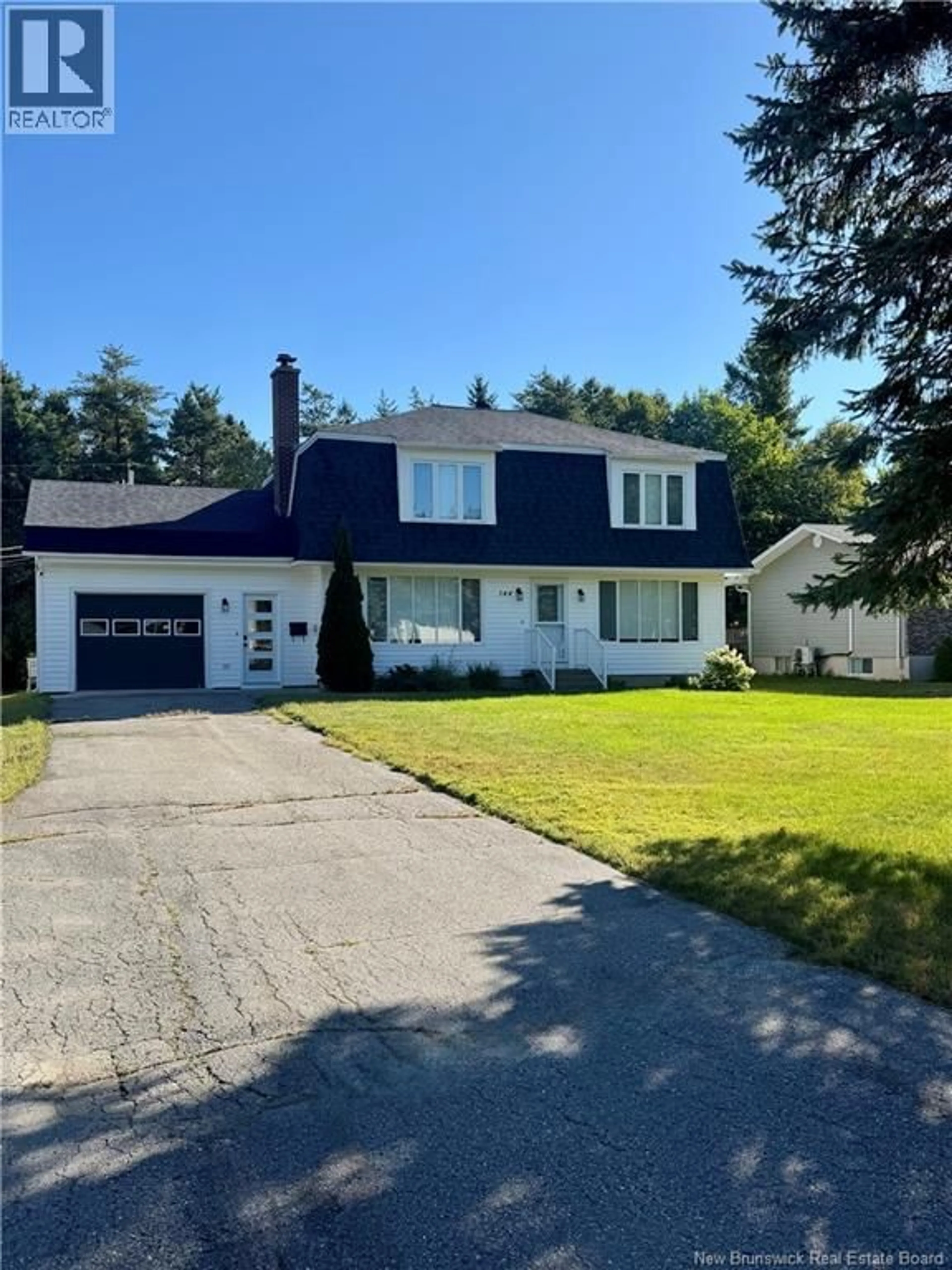 Home with vinyl exterior material, street for 144 STOTHART DRIVE, Miramichi New Brunswick E1V3V3