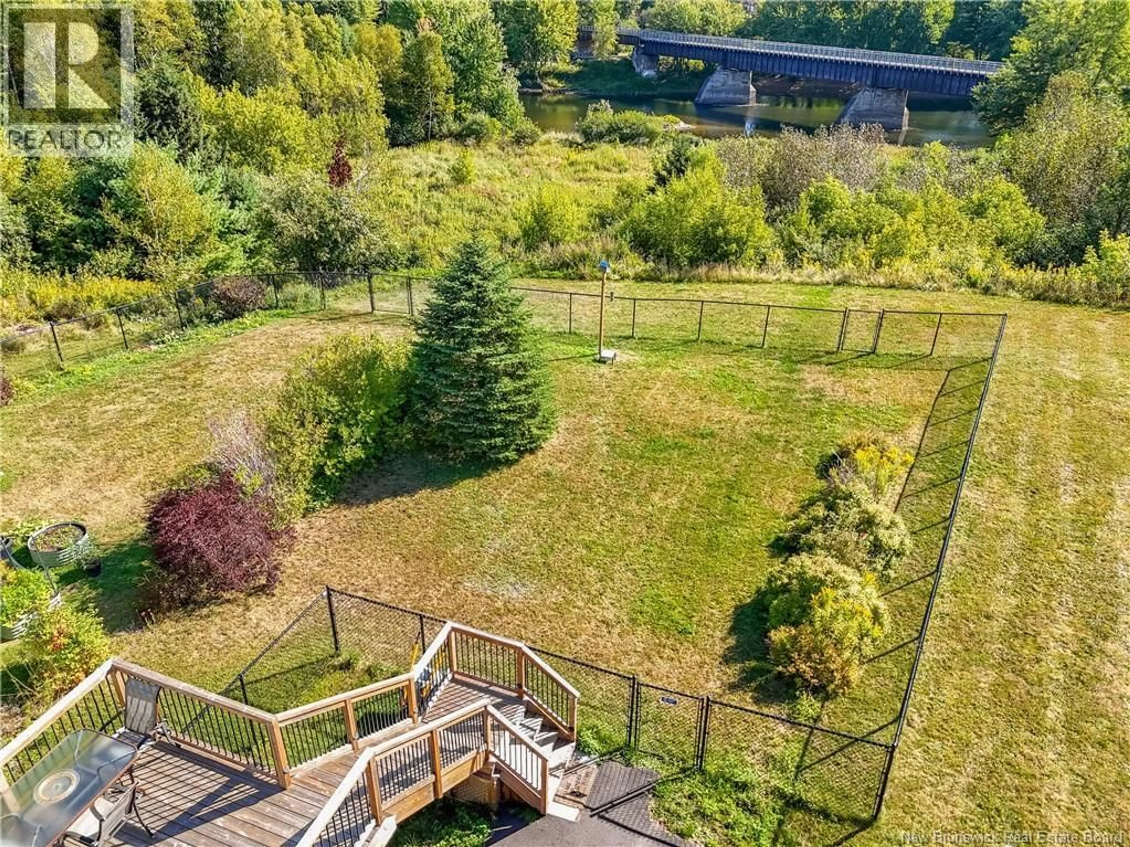 A pic from outside/outdoor area/front of a property/back of a property/a pic from drone, forest/trees view for 570 CANADA STREET, Fredericton New Brunswick E3A4A7