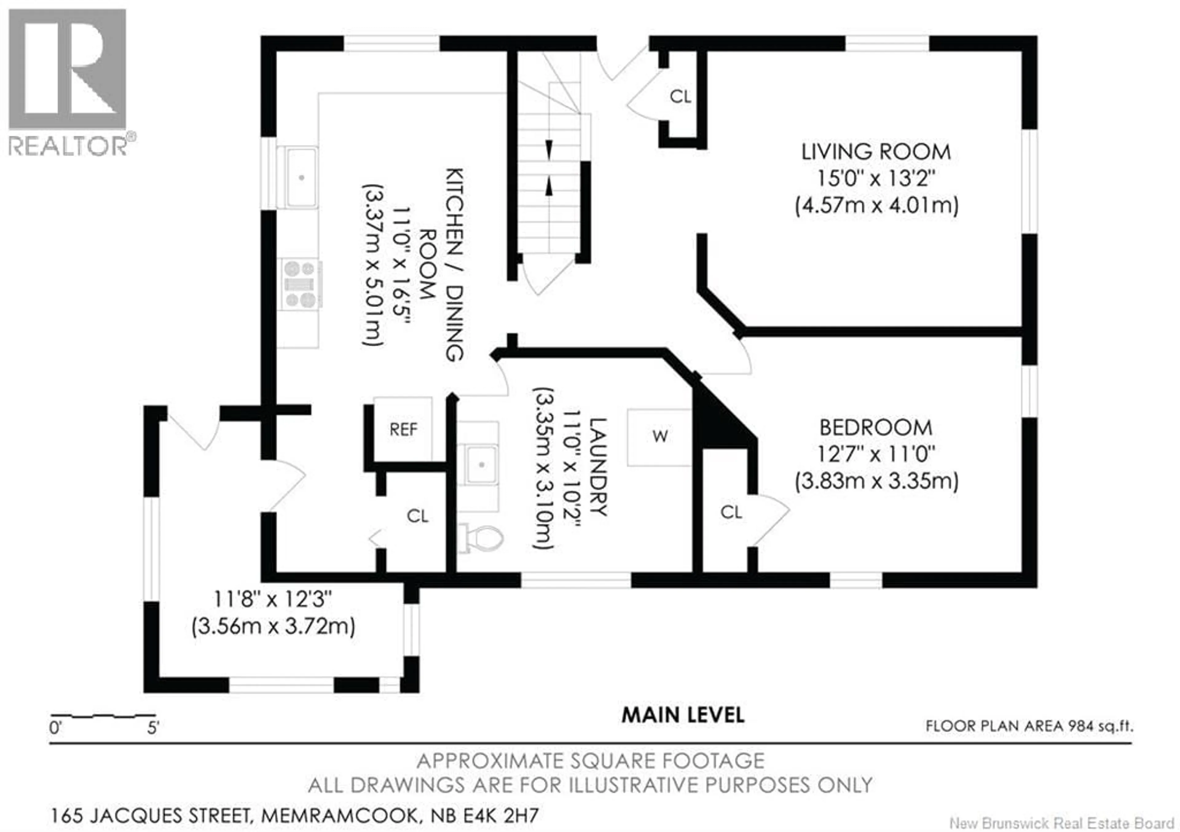 Floor plan for 165 JACQUES STREET, Memramcook New Brunswick E4K2H7