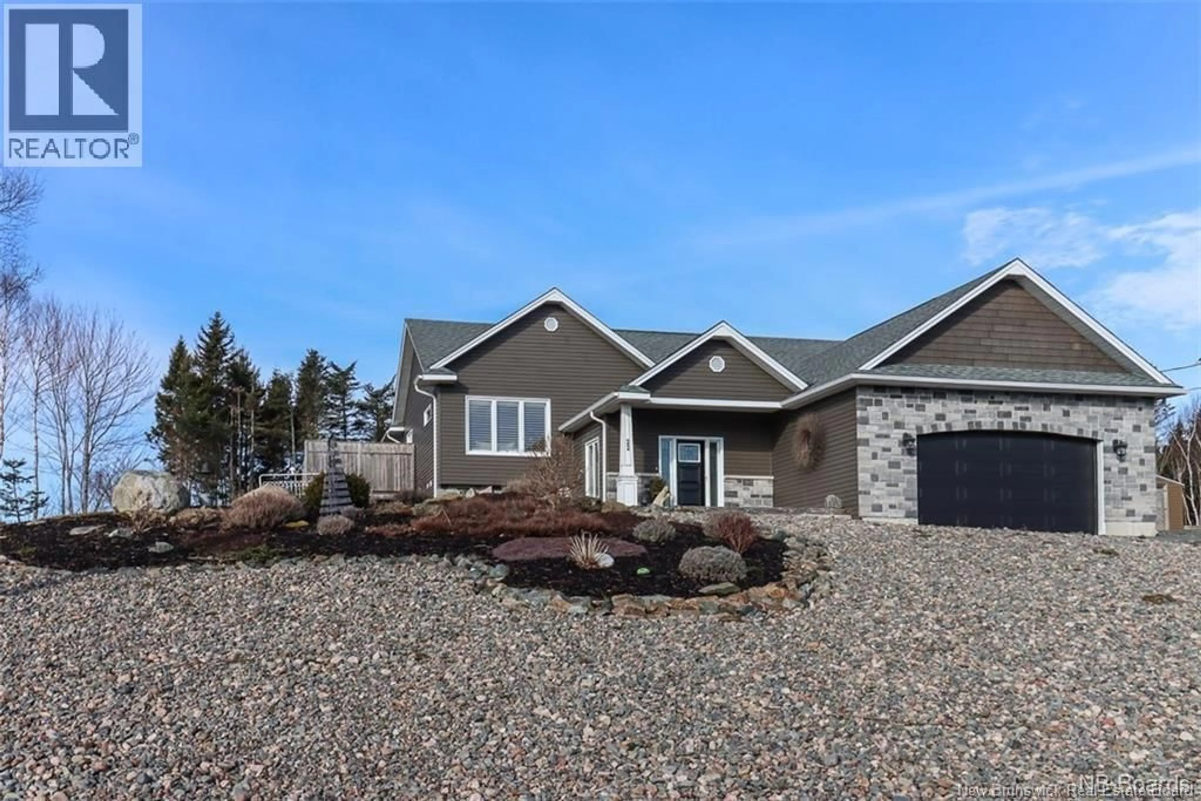 Home with vinyl exterior material, street for 22 MAPLECREST DRIVE, Grand Bay-Westfield New Brunswick E5K0B9