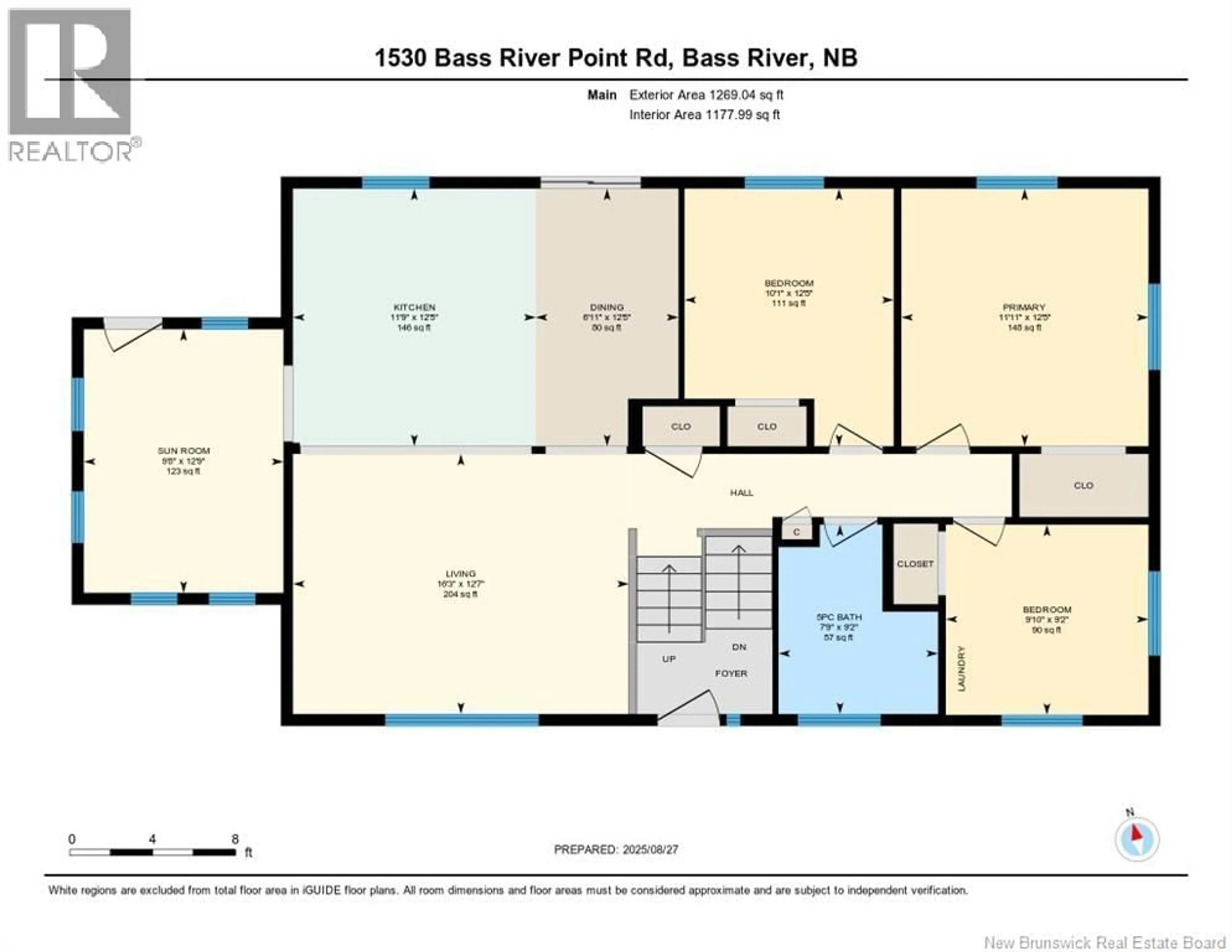 Floor plan for 1530 BASS RIVER POINT, Bass River New Brunswick E4T1K6